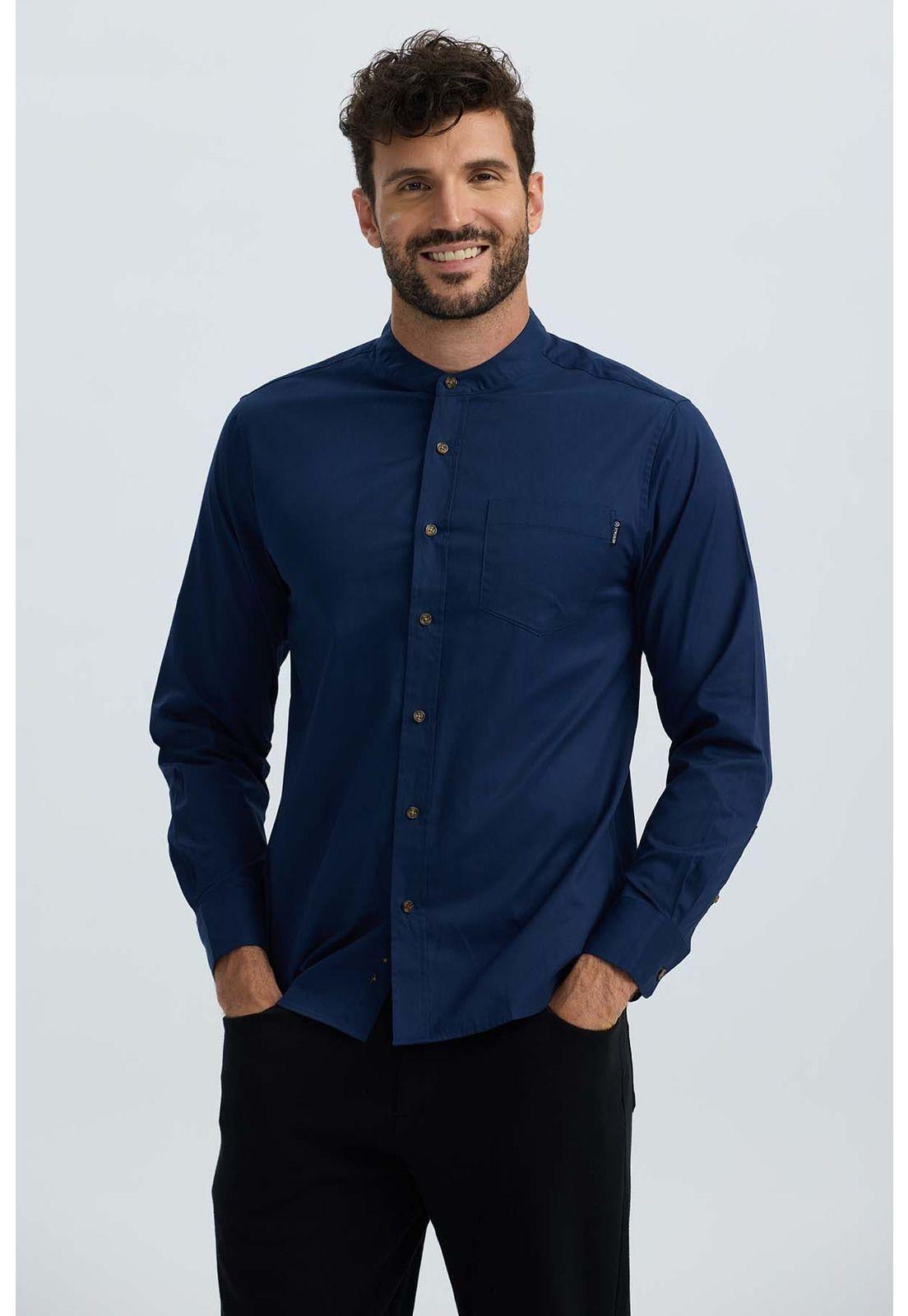 Camisa Hombre Premium Azul Denim-2