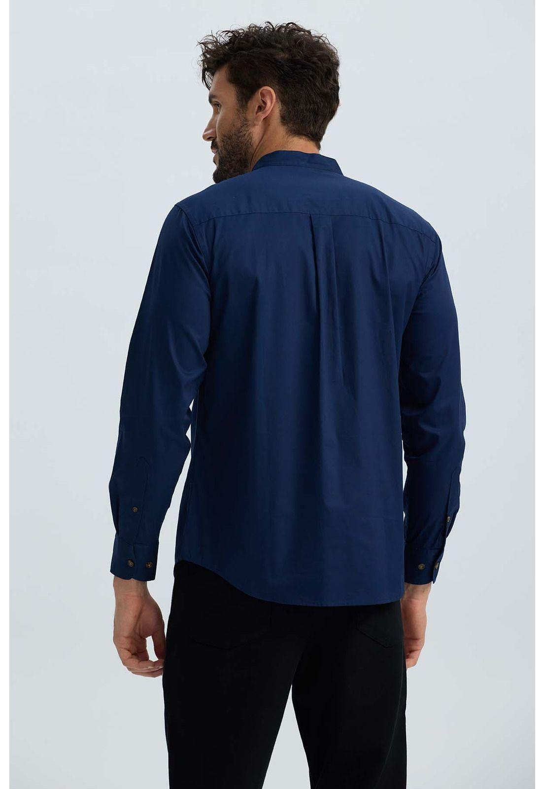 Camisa Hombre Premium Azul Denim-3