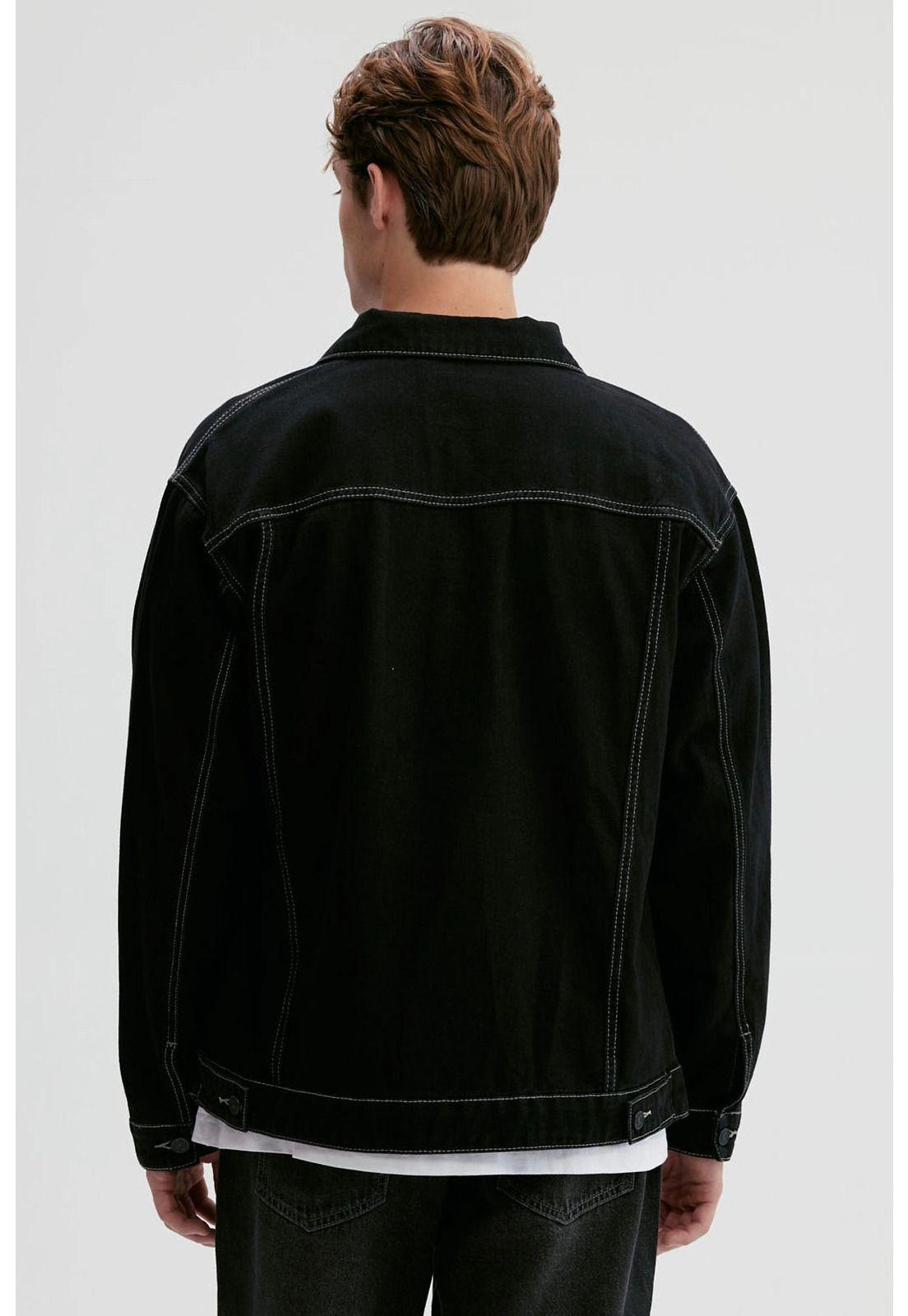 Chaqueta Hombre Clásica Negro-2