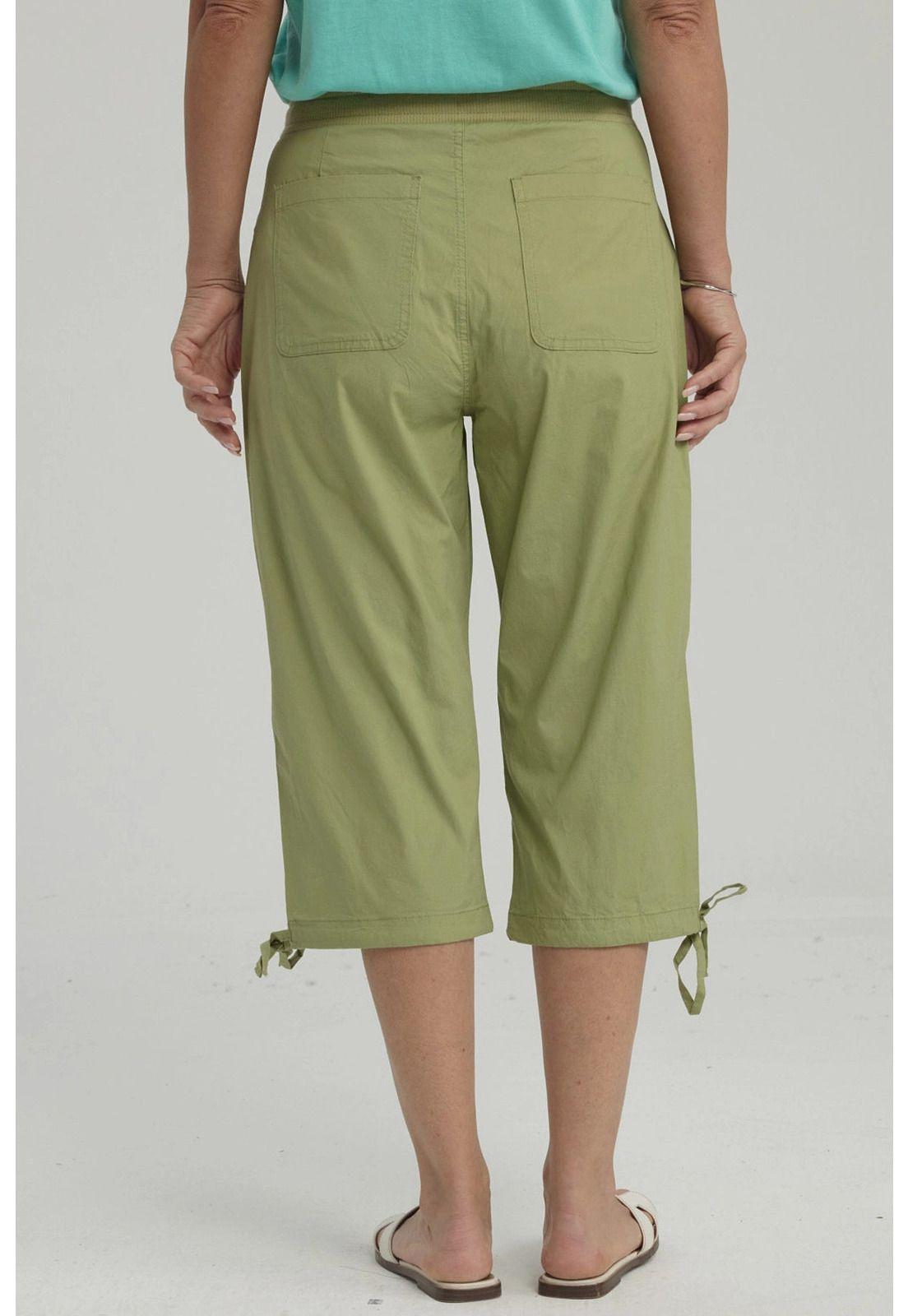 Pantalón Mujer Con Cortes Y Apertura Verde Claro-2