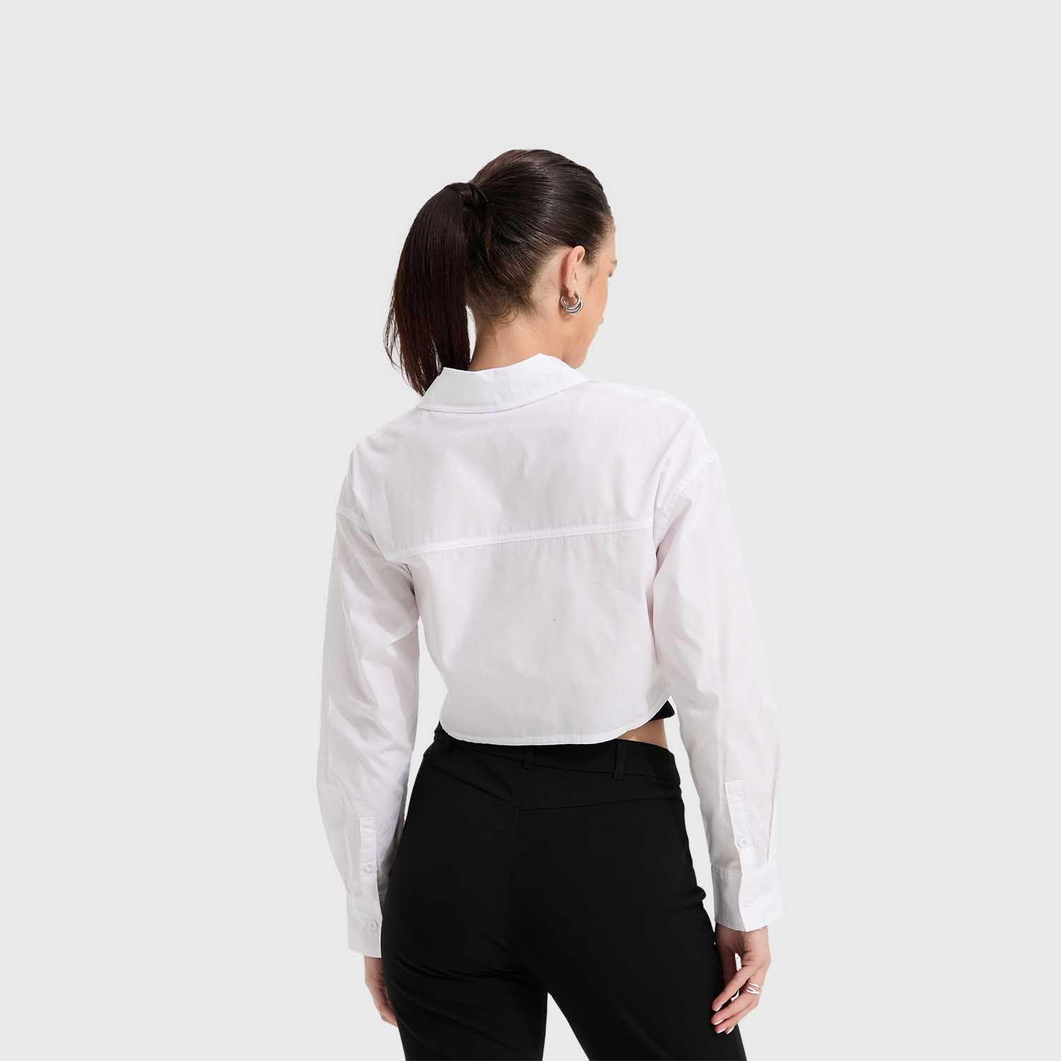 Blusa Mujer Cargo Blanco Fashion's Park-2