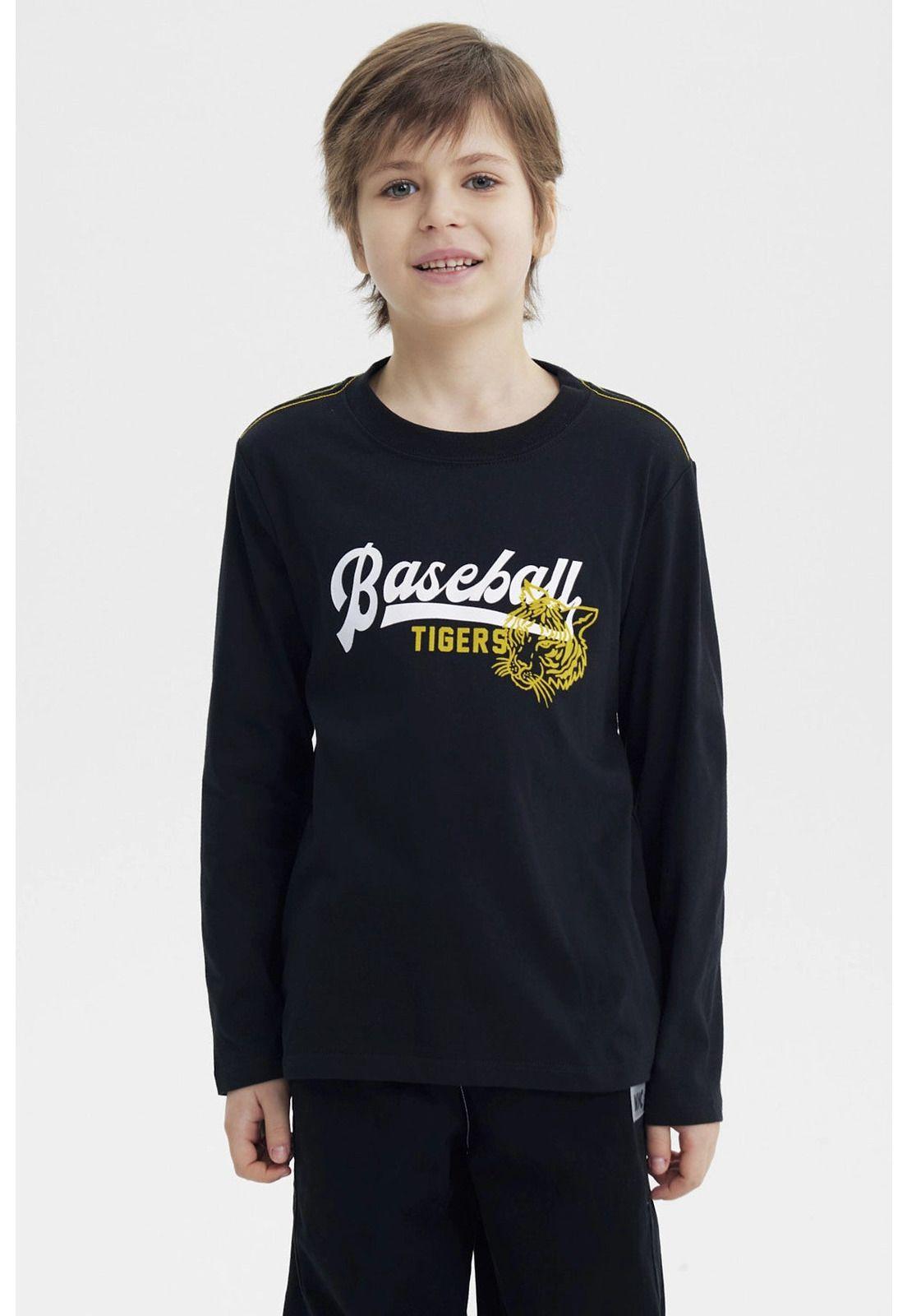 Polera Niño Slim Negro - lll-0