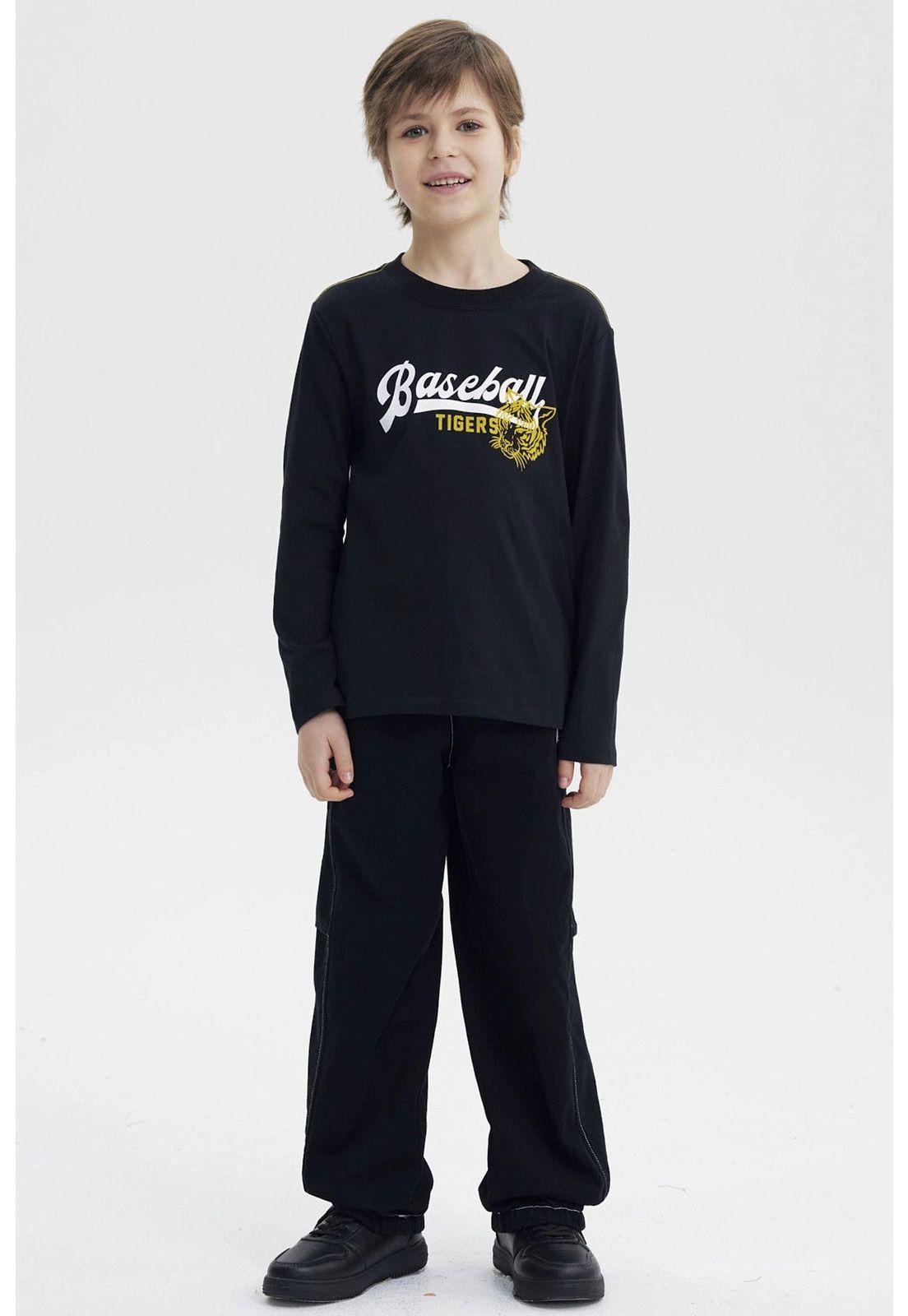 Polera Niño Slim Negro - lll-3