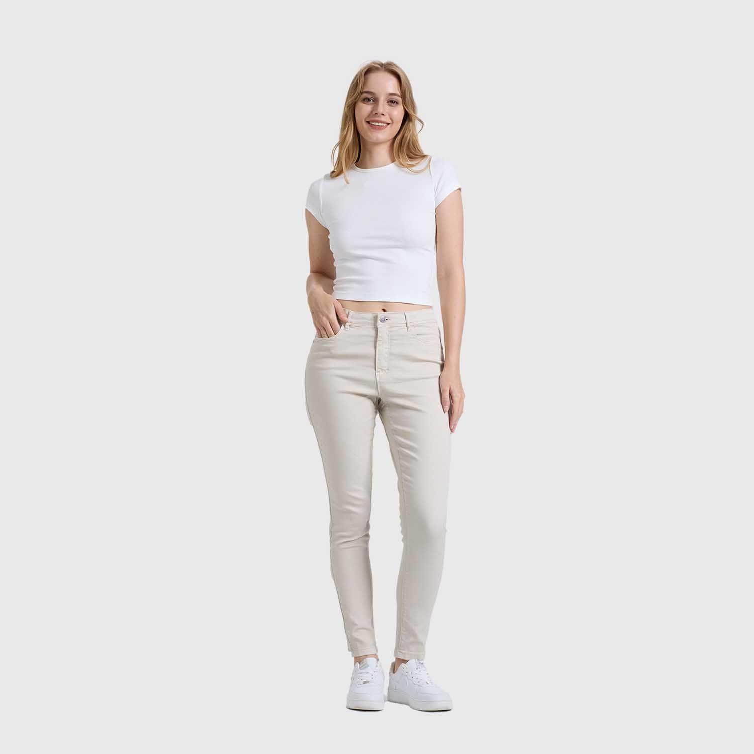 Jeans Mujer Emilia Color Crudo Fashion's Park-3