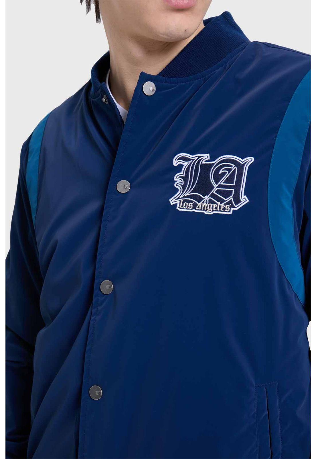 Chaqueta Hombre Bomber Azul - ll-3