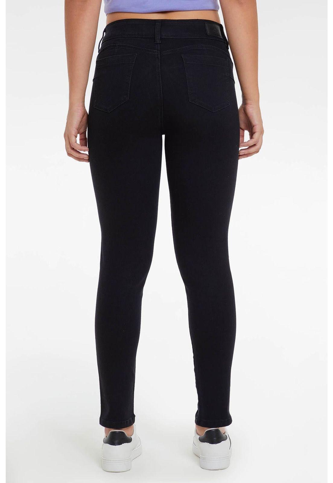 Jeans Skinny Push Up Jenny Negro-2