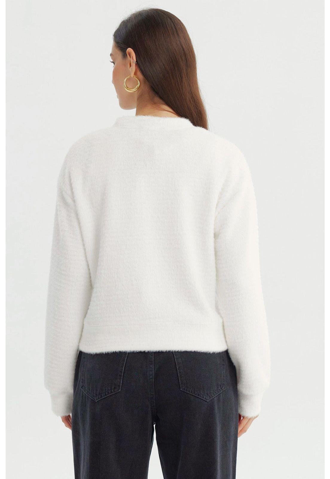Sweater Mujer Regular Crudo-2
