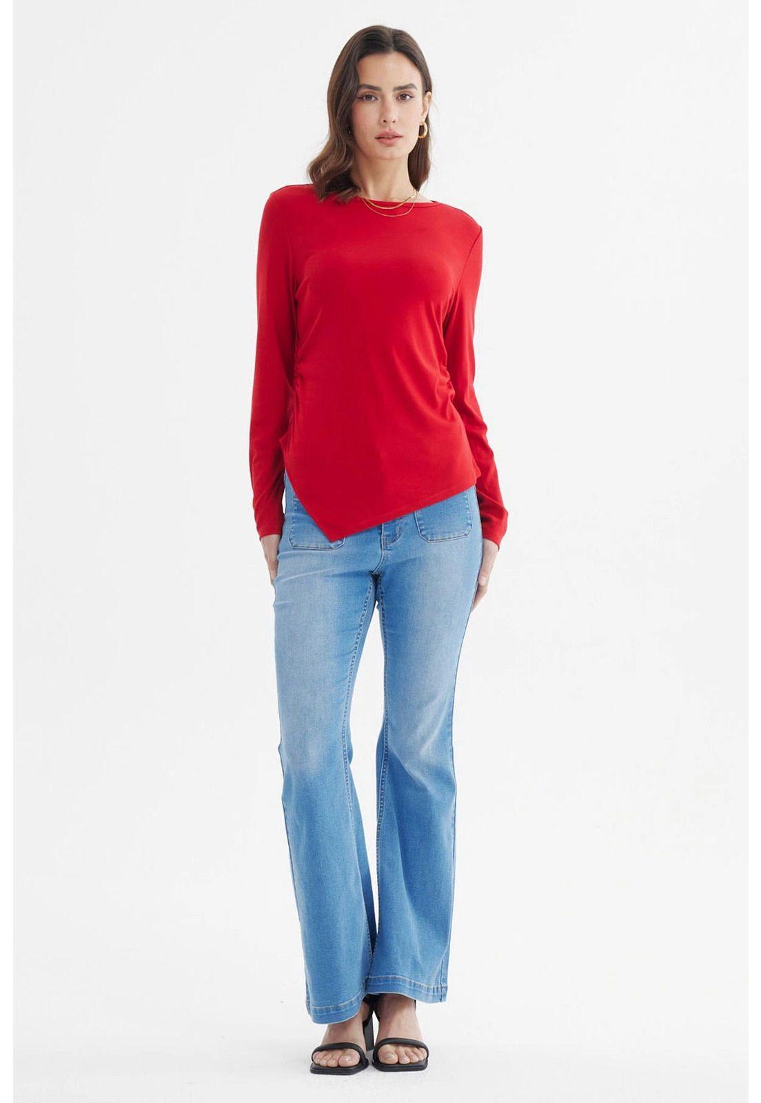 Polera Mujer Ajustado Rojo - lll-3