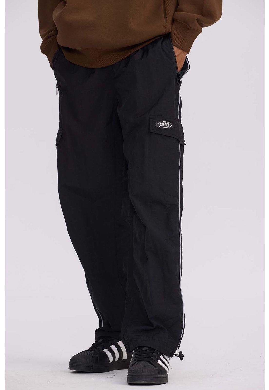 Pantalón Buzo Hombre Drill Negro-0