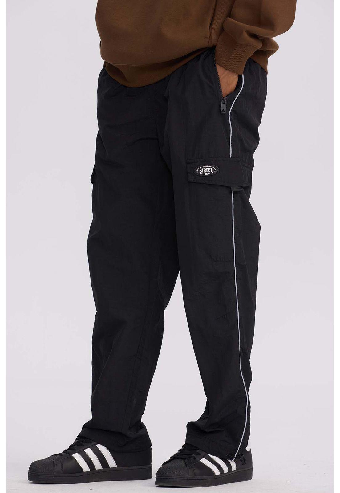 Pantalón Buzo Hombre Drill Negro-1