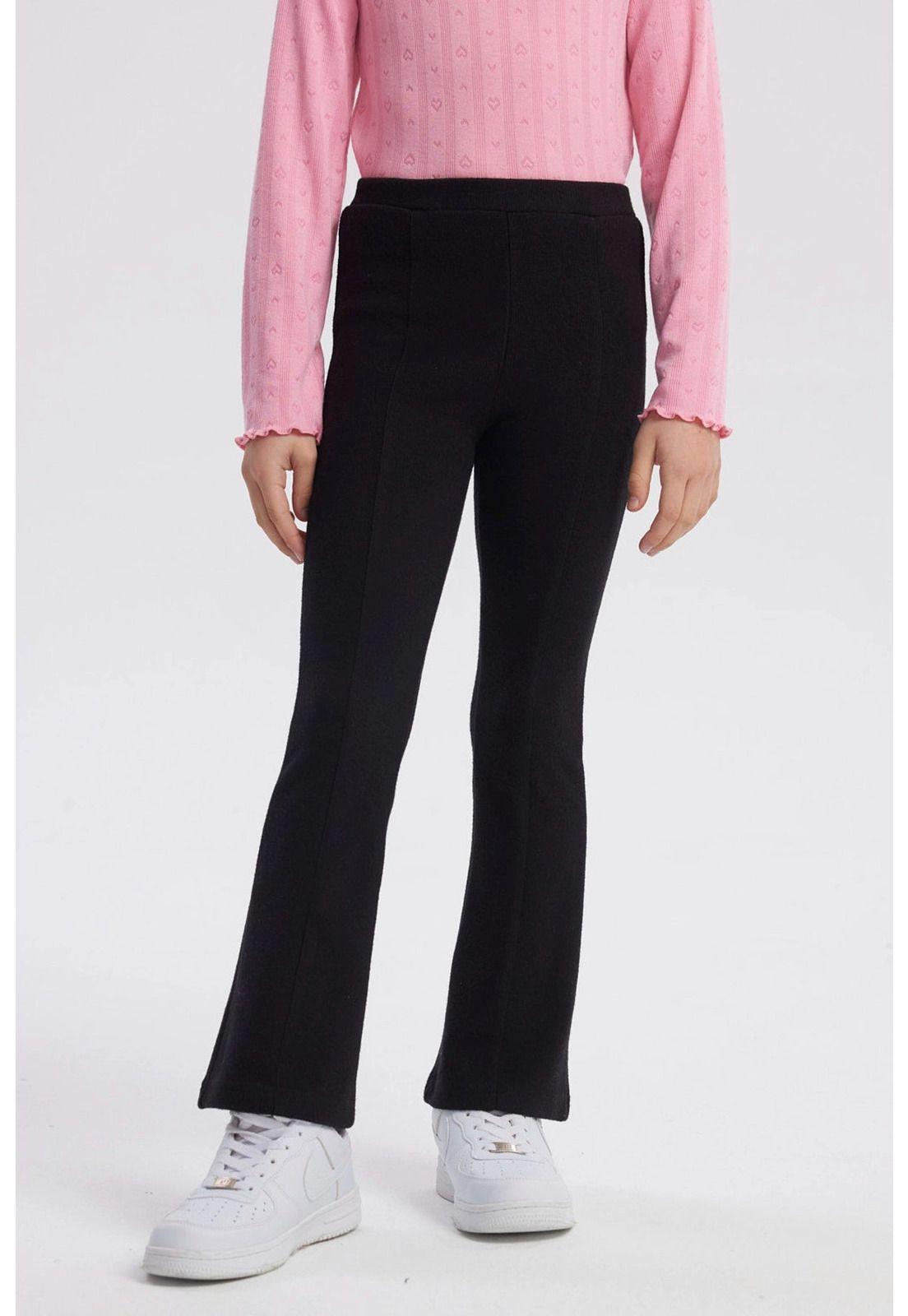 Calza Niña Flare Negro-0
