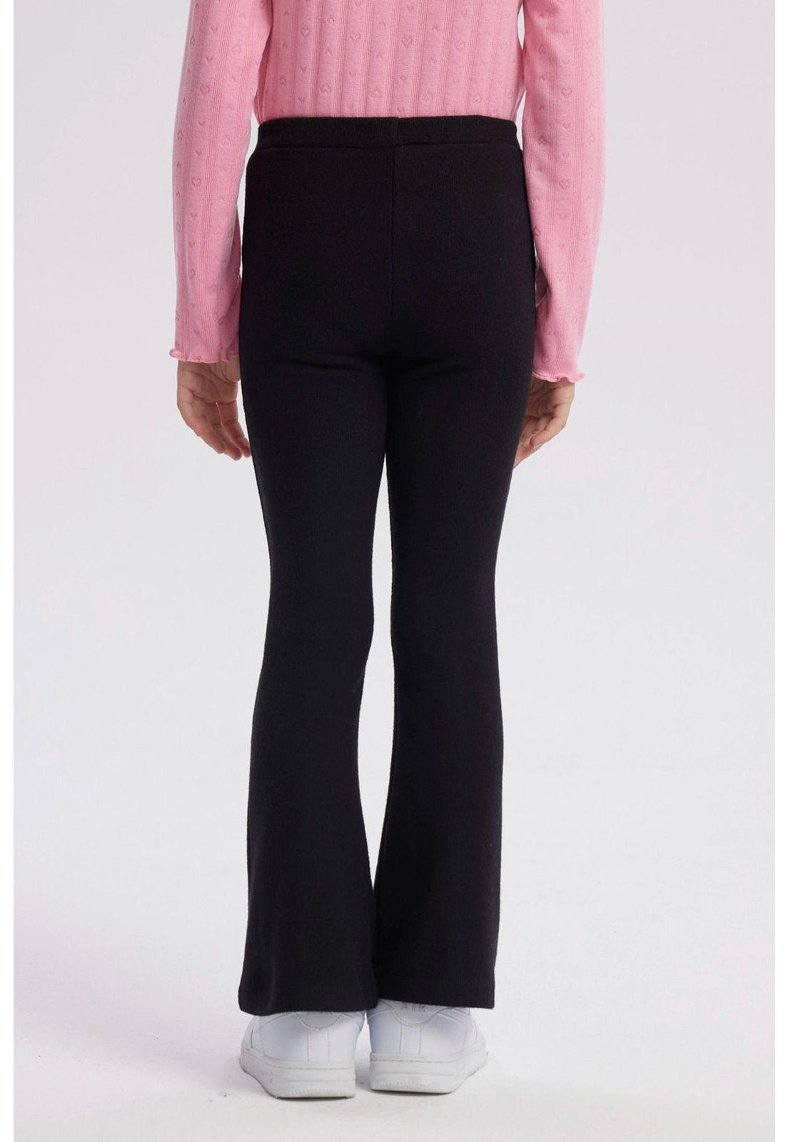 Calza Niña Flare Negro-2