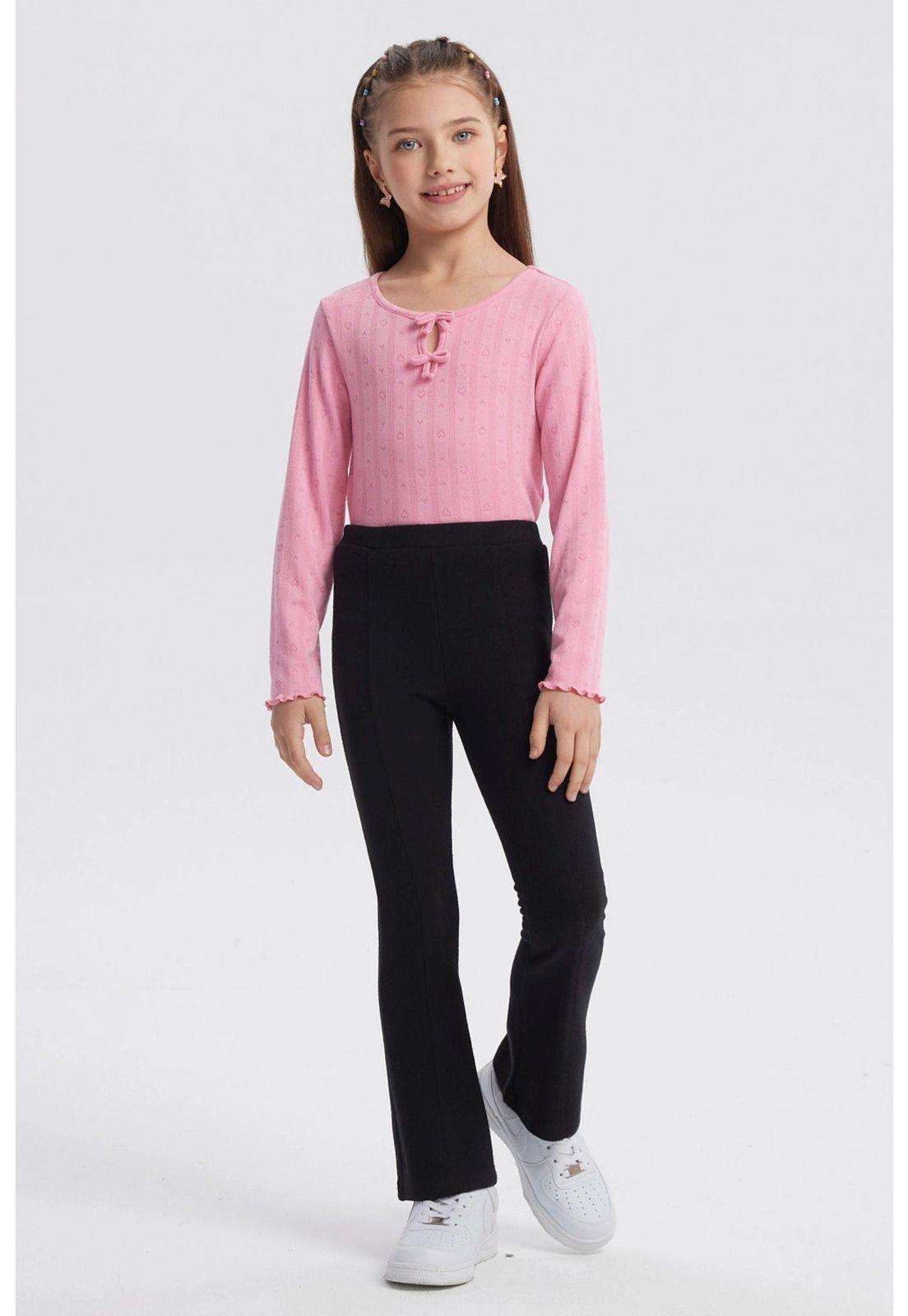 Calza Niña Flare Negro-3