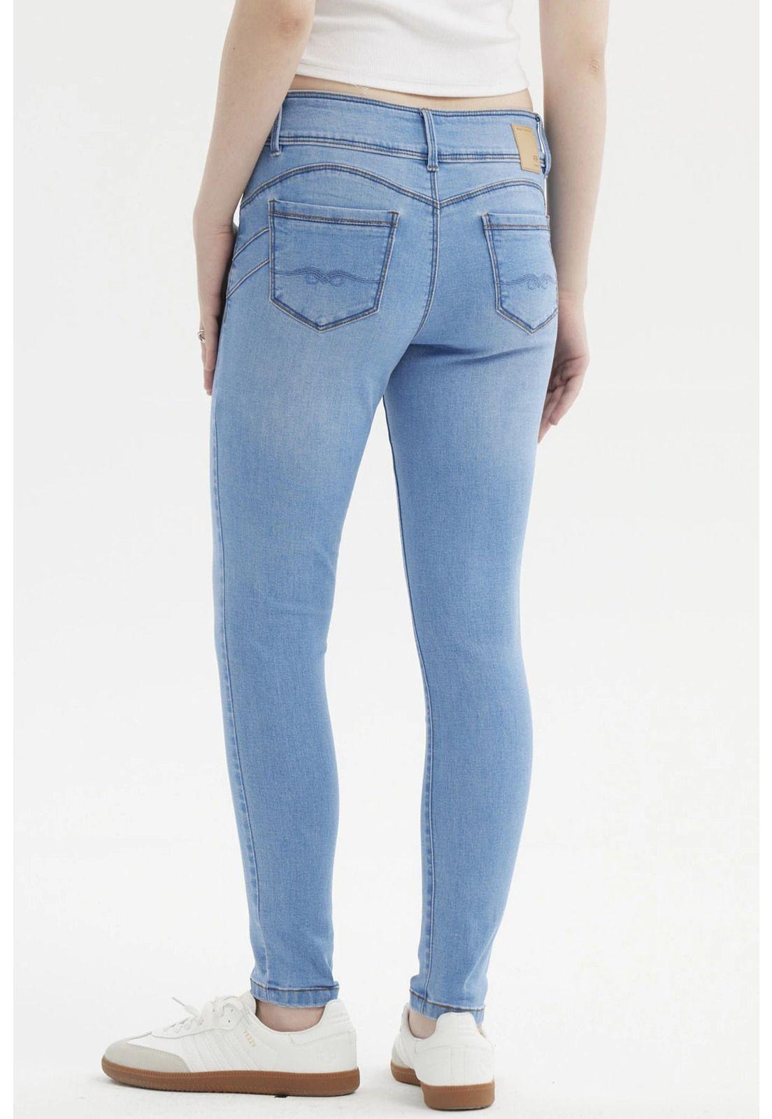 Jeans Mujer Skinny Kim Azul Claro - ll-2