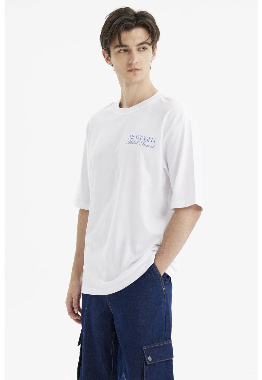 Polera Hombre Slim Blanco- ll-2