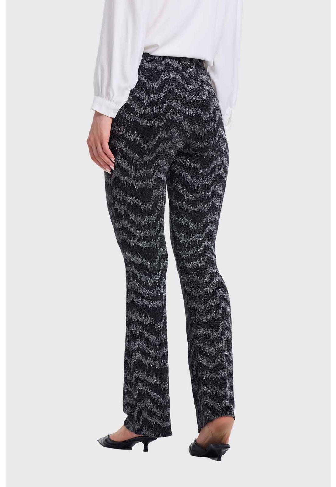 Calza Mujer Lurex Negro-2