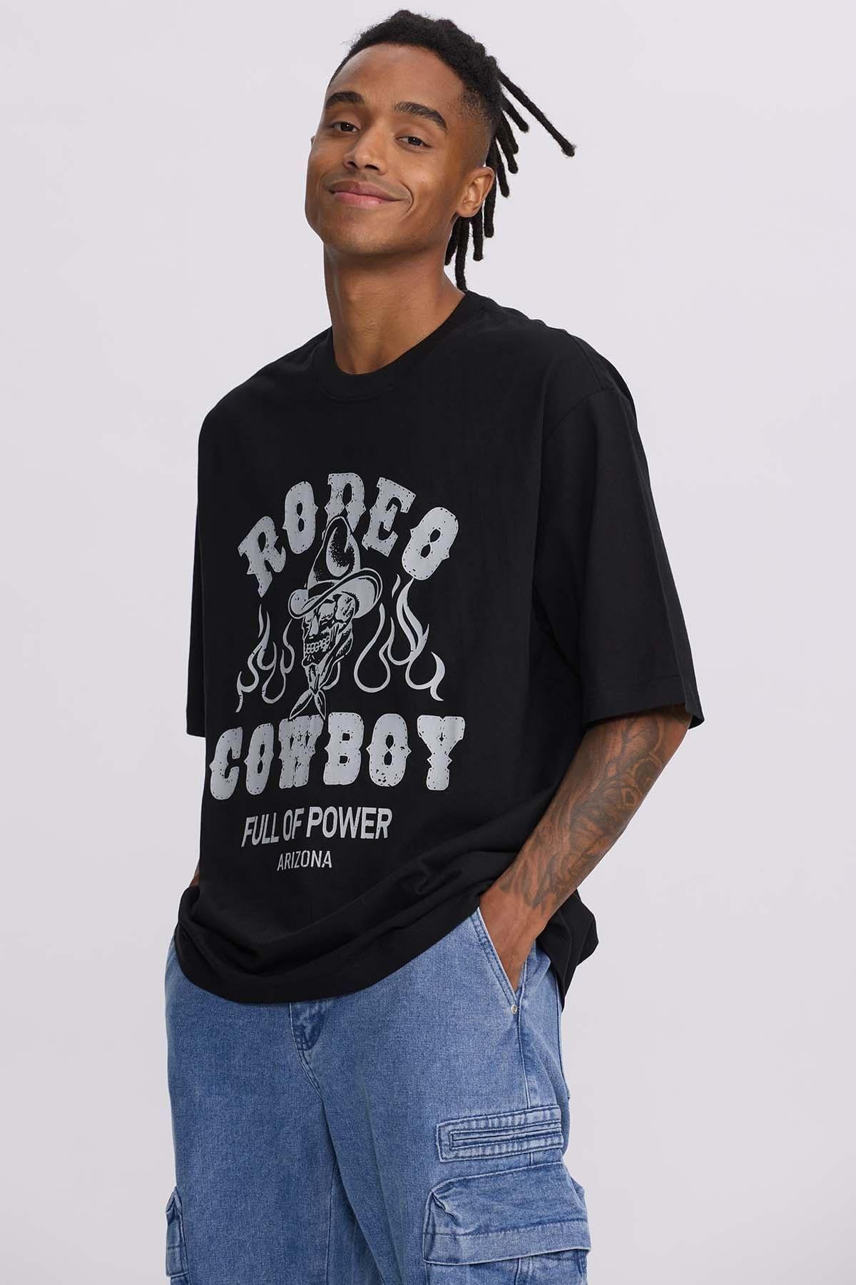 Polera Hombre Central West Negro II-1