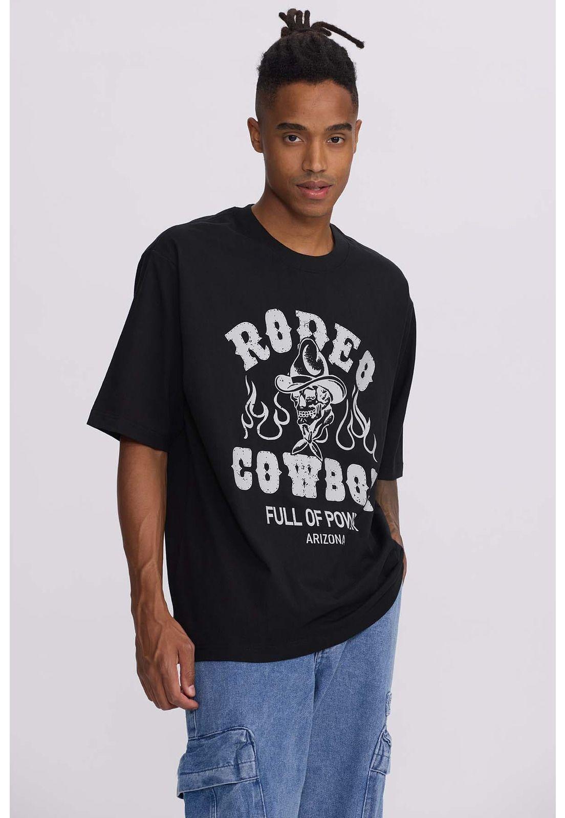 Polera Hombre Central West Negro - ll-0