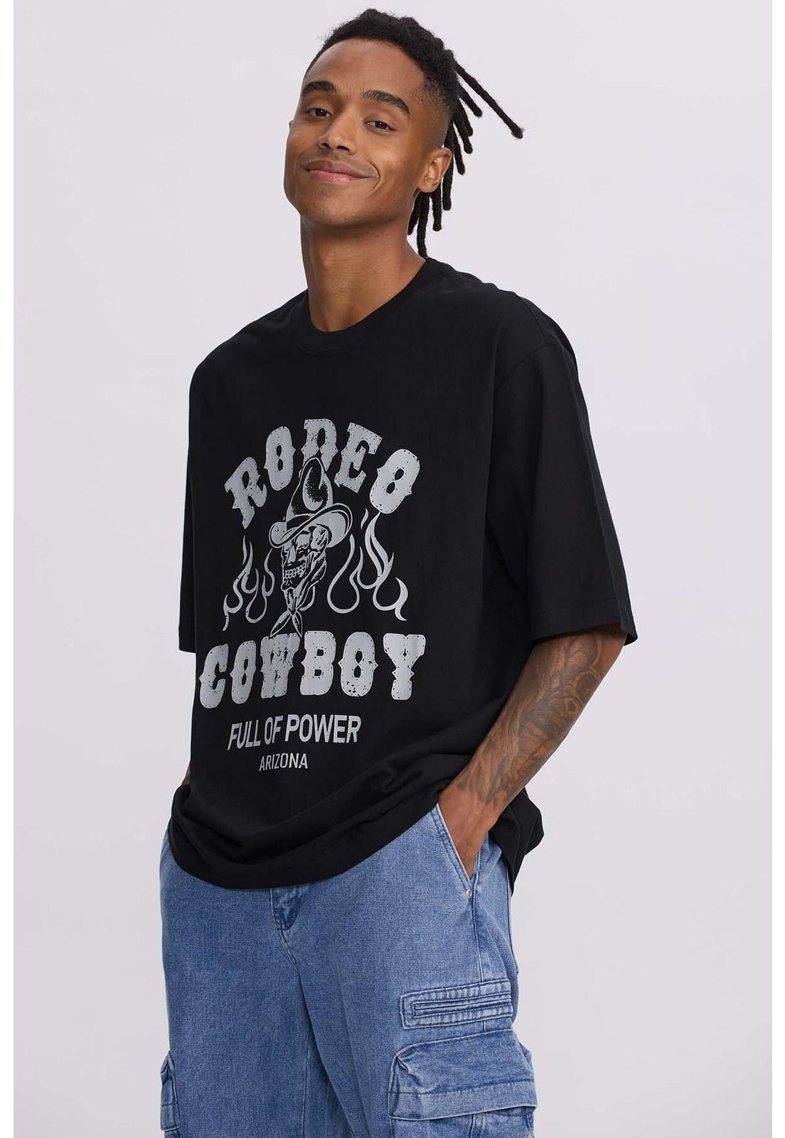 Polera Hombre Central West Negro - ll-1