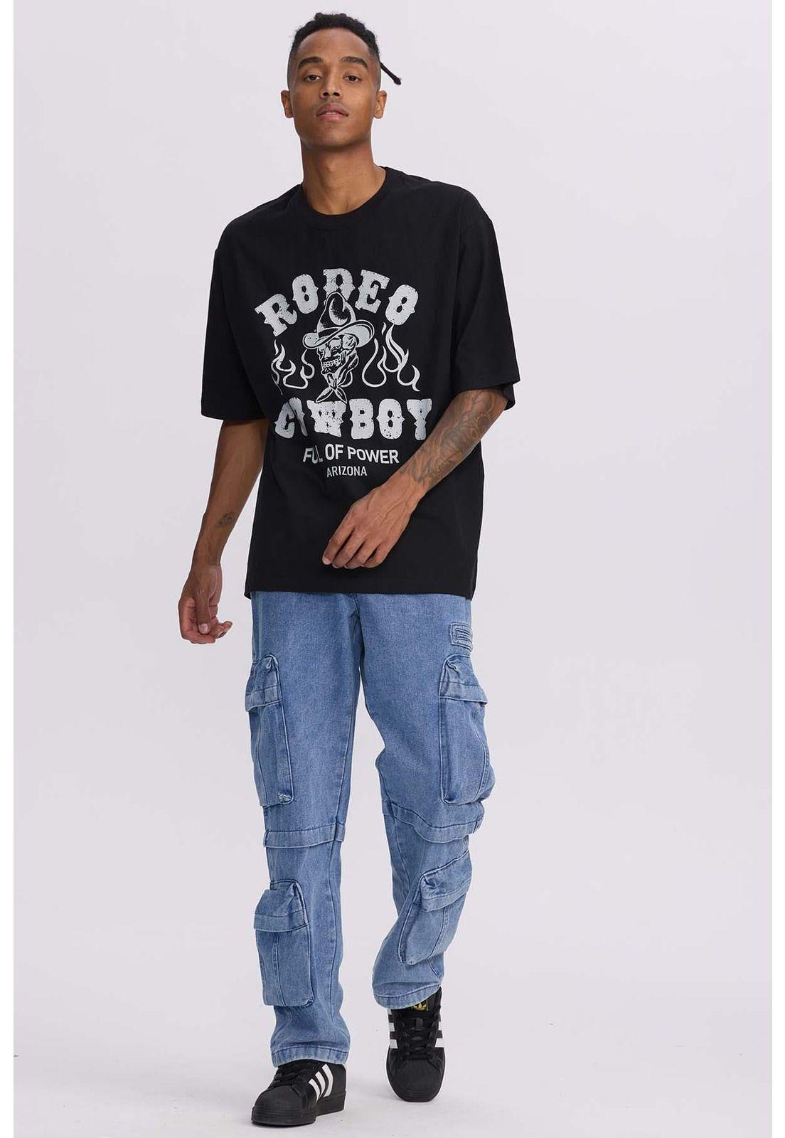 Polera Hombre Central West Negro - ll-3