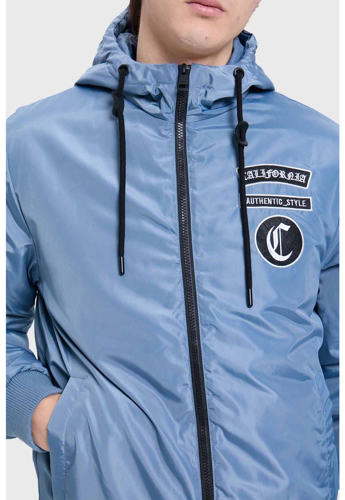 Chaqueta Hombre Hoodie Azul-3