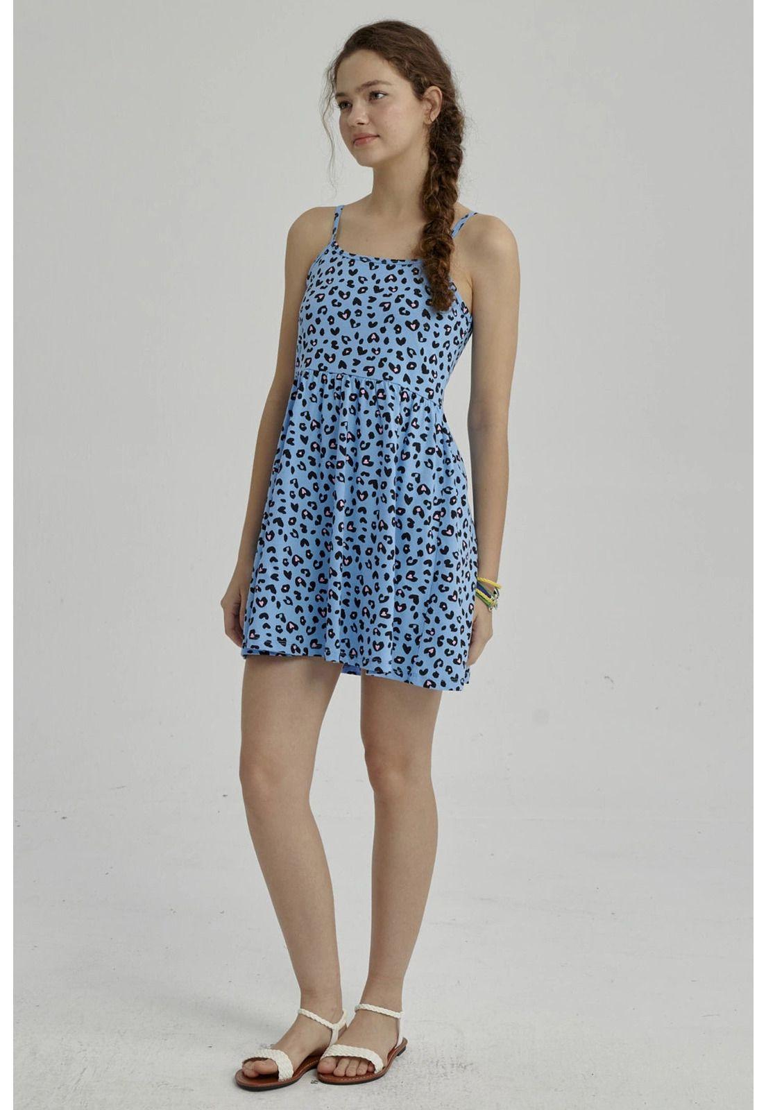 Vestido Niña Básico Teen Calipso-0