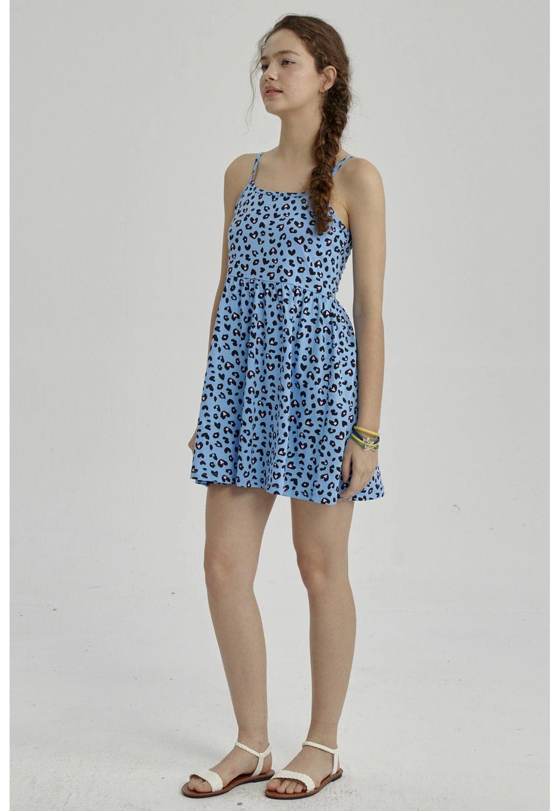 Vestido Niña Básico Teen Calipso-3