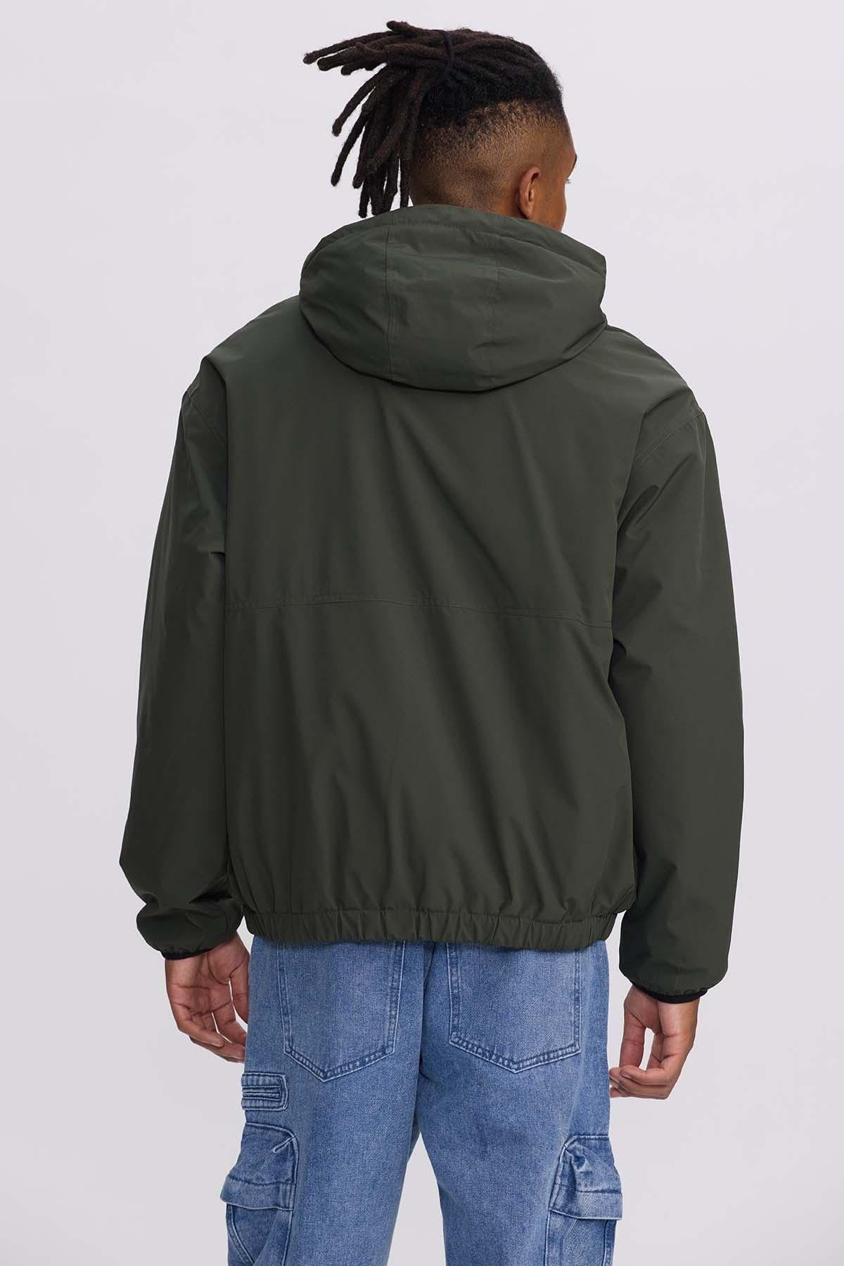 Chaqueta Hombre Cargo Verde Militar-2