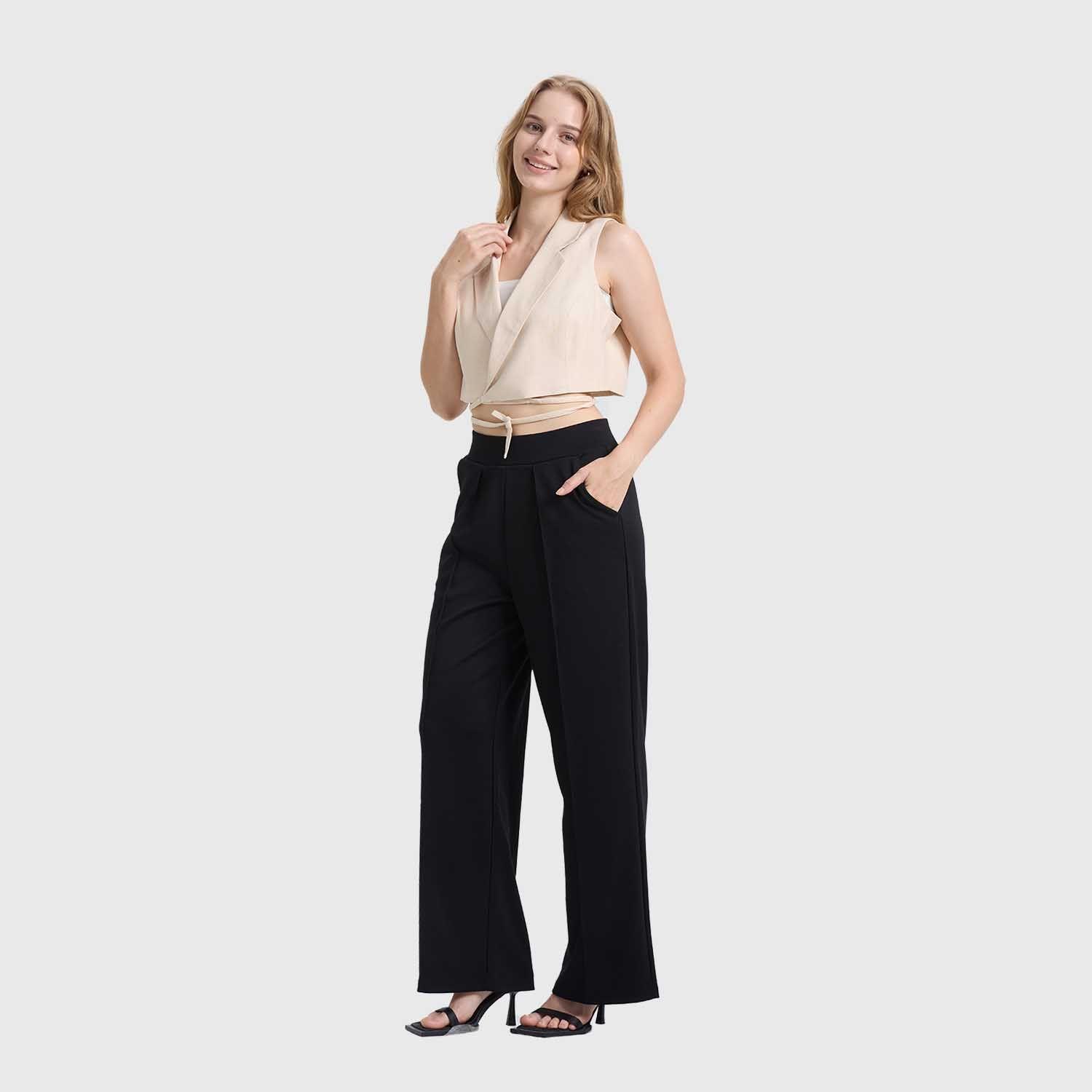 Blazer Mujer Tiras Beige Claro Fashion's Park-3