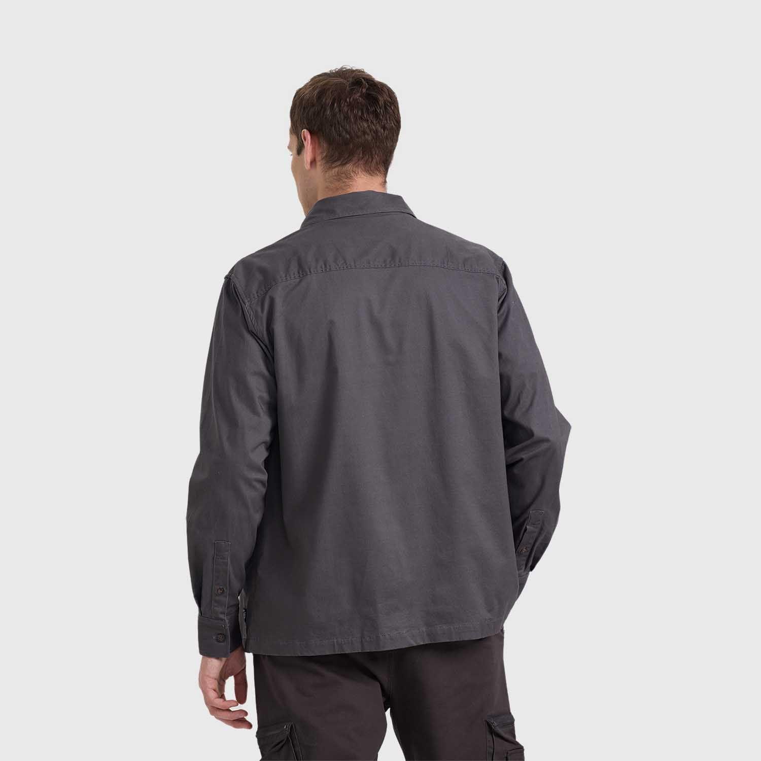 Camisa Hombre Over Shirt Negro Fashion's Park-2