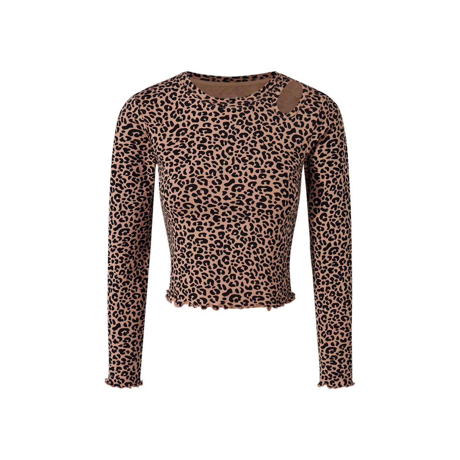Polera Niña Hombro Descubierto Beige Fashion's Park-0