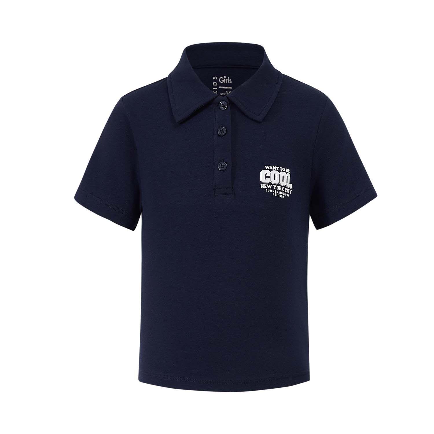Polera Niña Sport Azul Fashion's Park-0