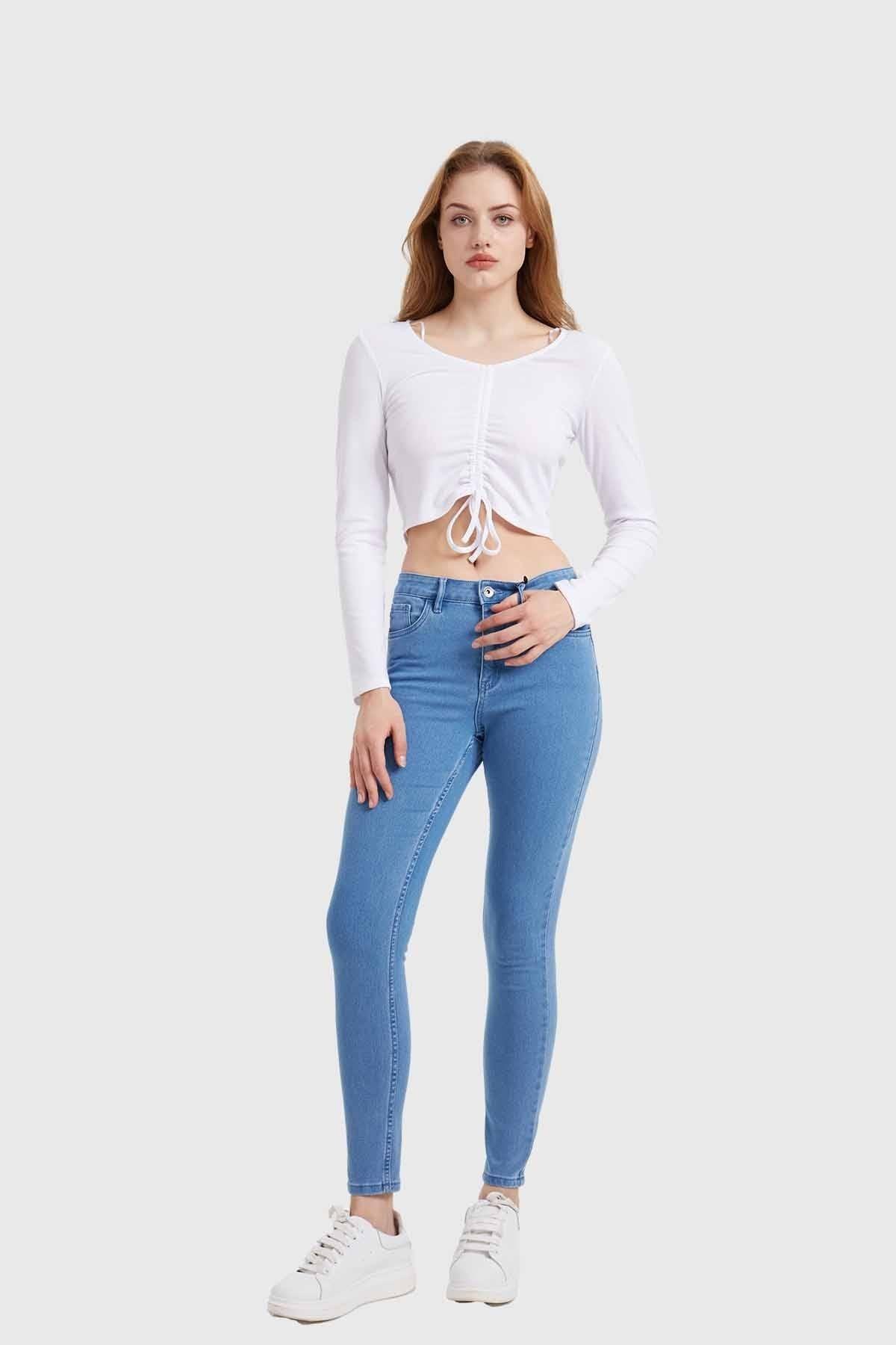 Jeans Mujer Emilia Skinny Azul-4