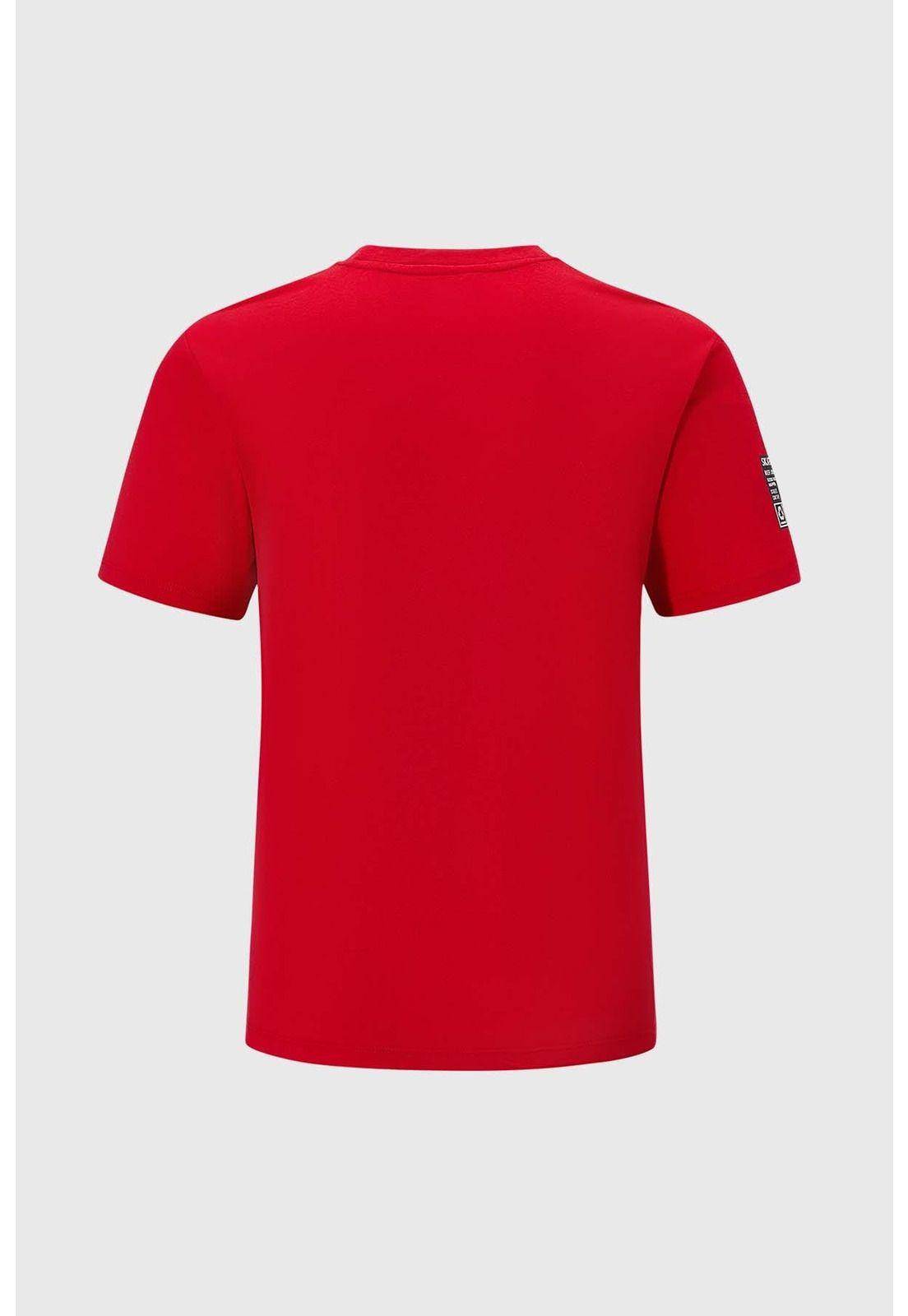 Polera Niño Relieve En Print Rojo-1