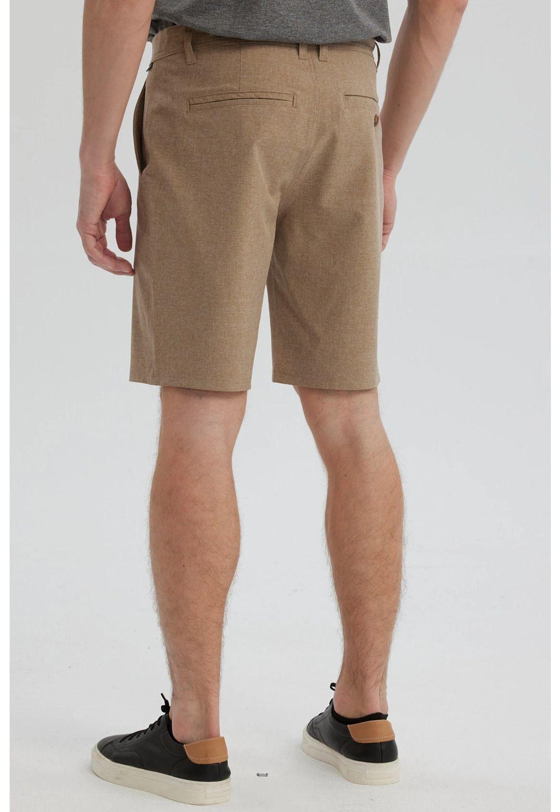 Bermuda Hombre Técnico Caqui-2