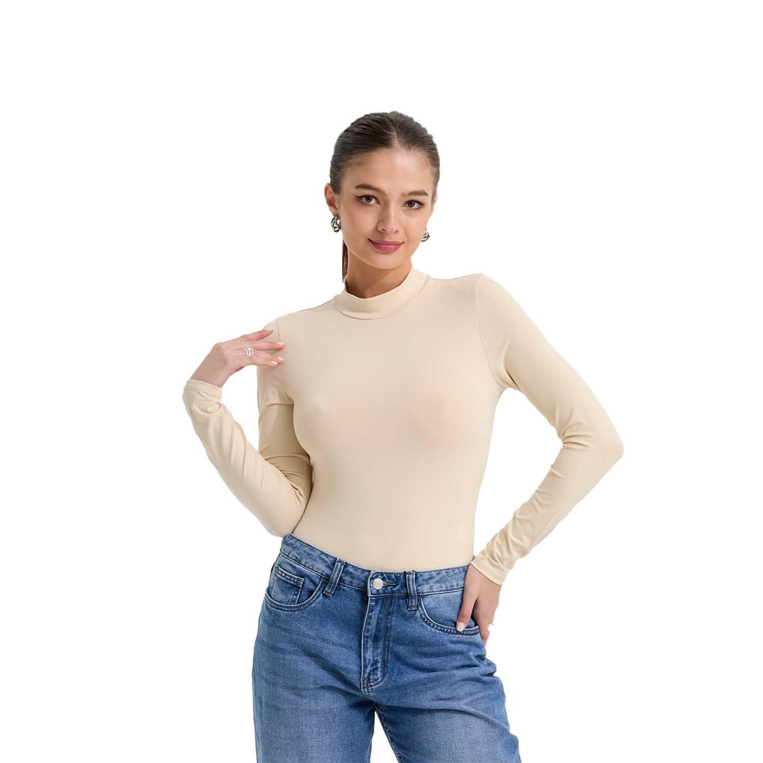 Polera Mujer Body Beige Fashion's Park-0