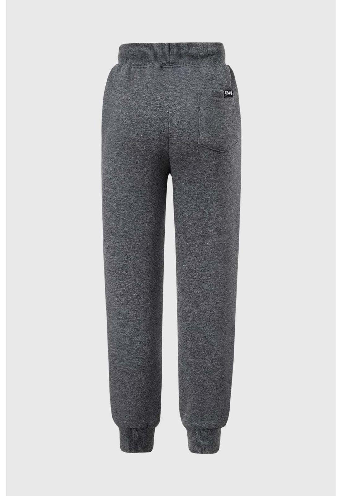 Pantalón Buzo Niño Jogger Print Marengo I-1