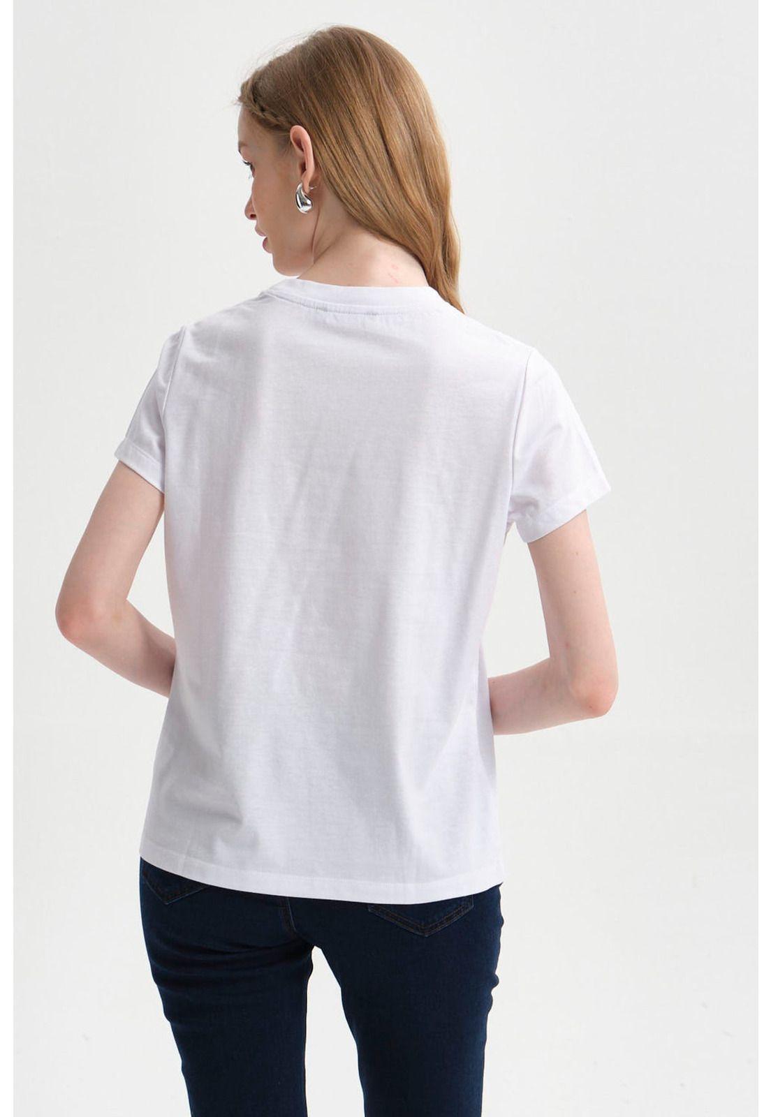 Polera Mujer Lisa Blanco-2