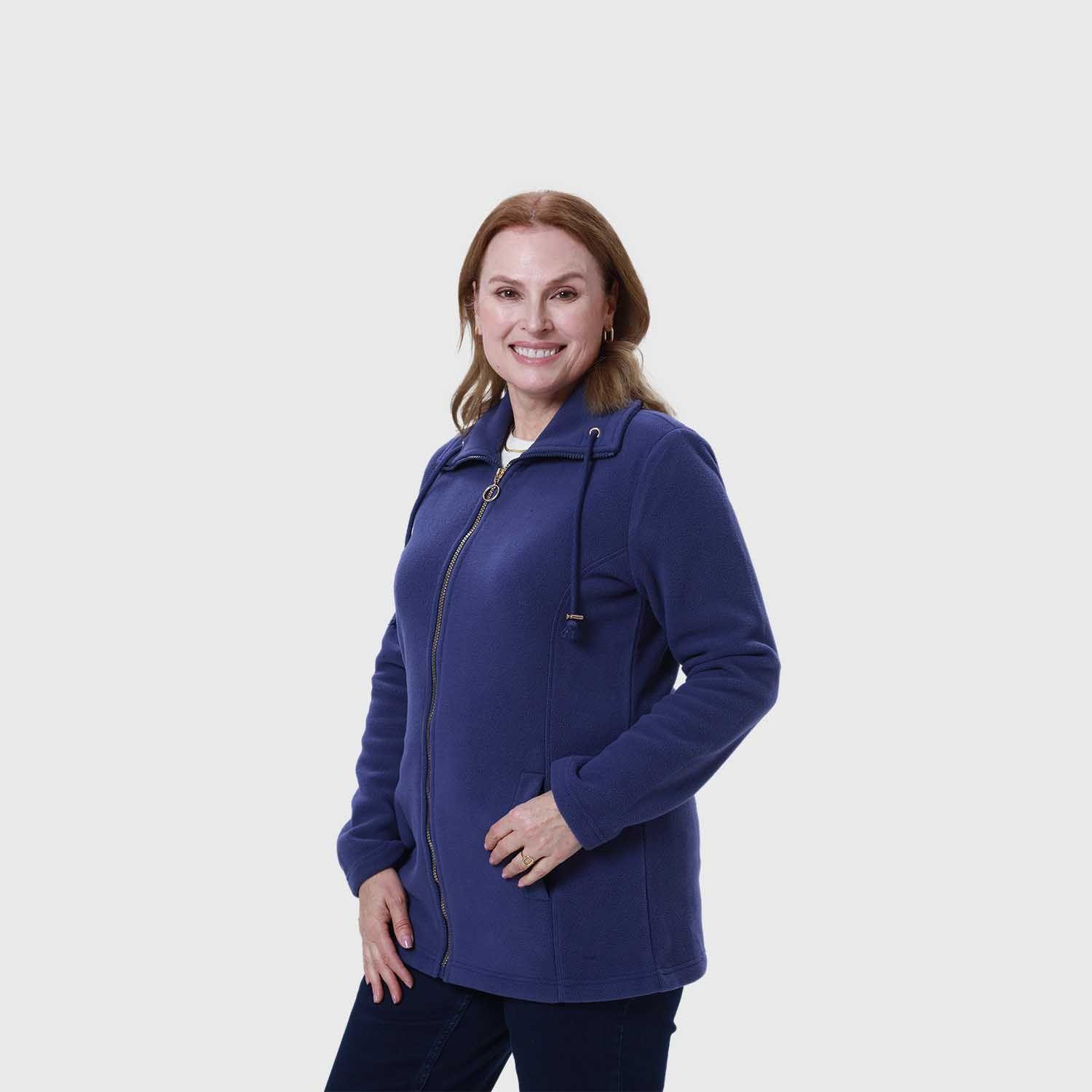 Polar Mujer Básico Azul-1