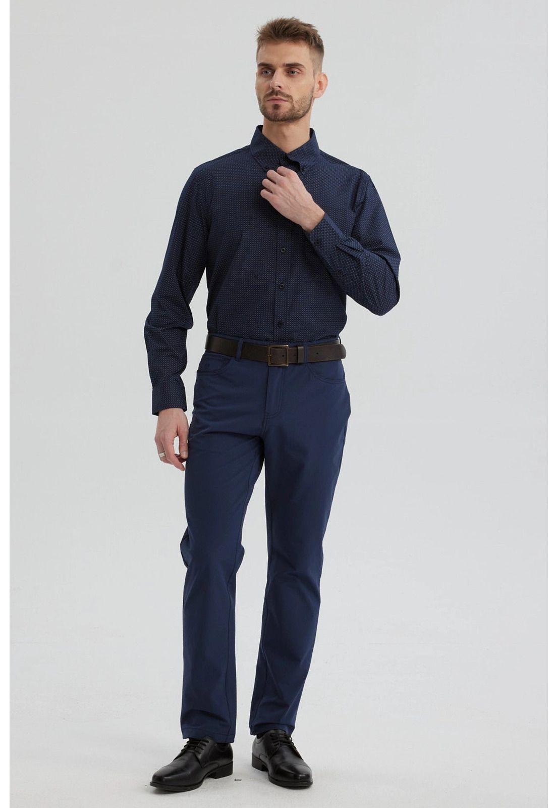 Camisa Hombre Fantasía Negro - ll-3