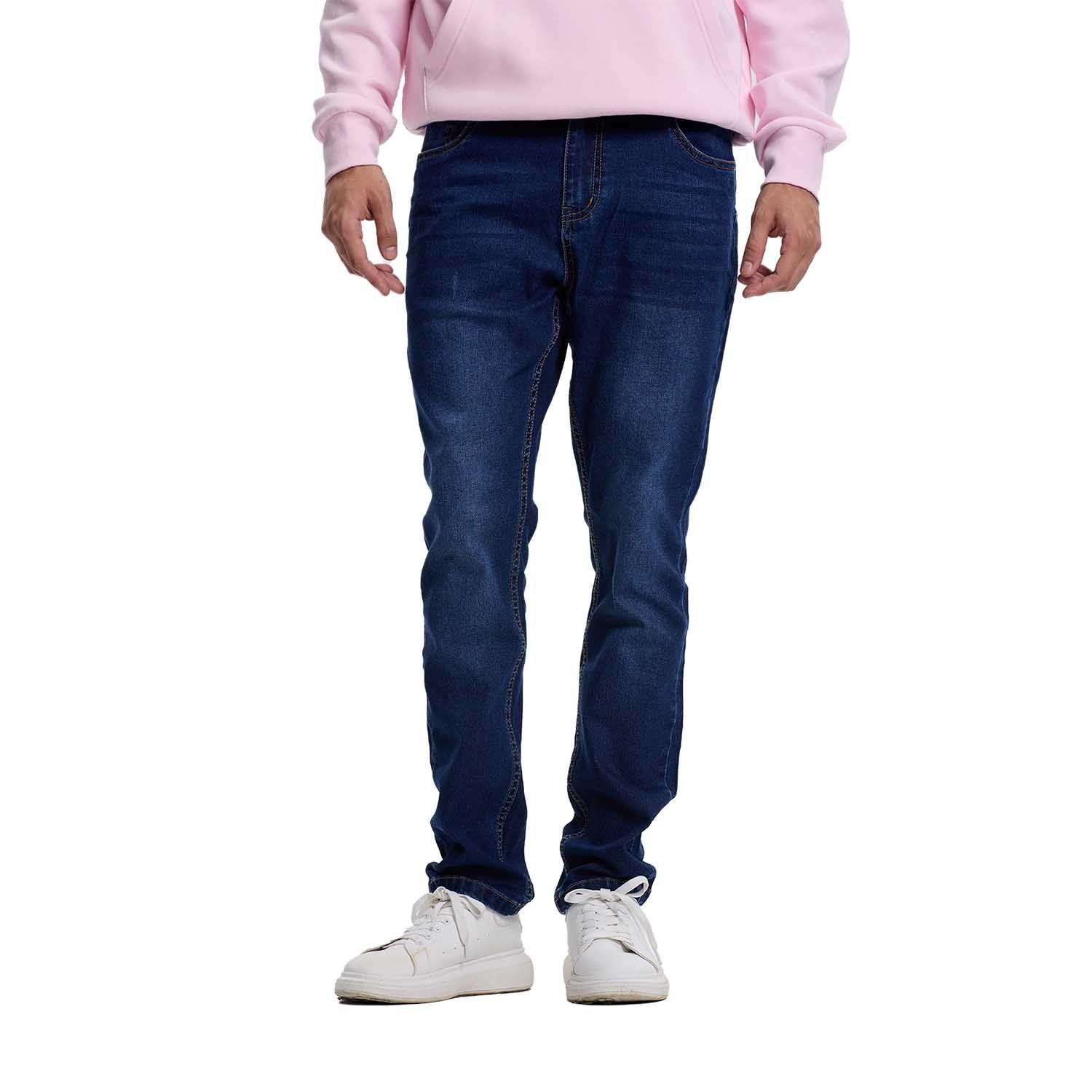 Jeans Hombre Slim Tendencia Azul Fashion's Park-0