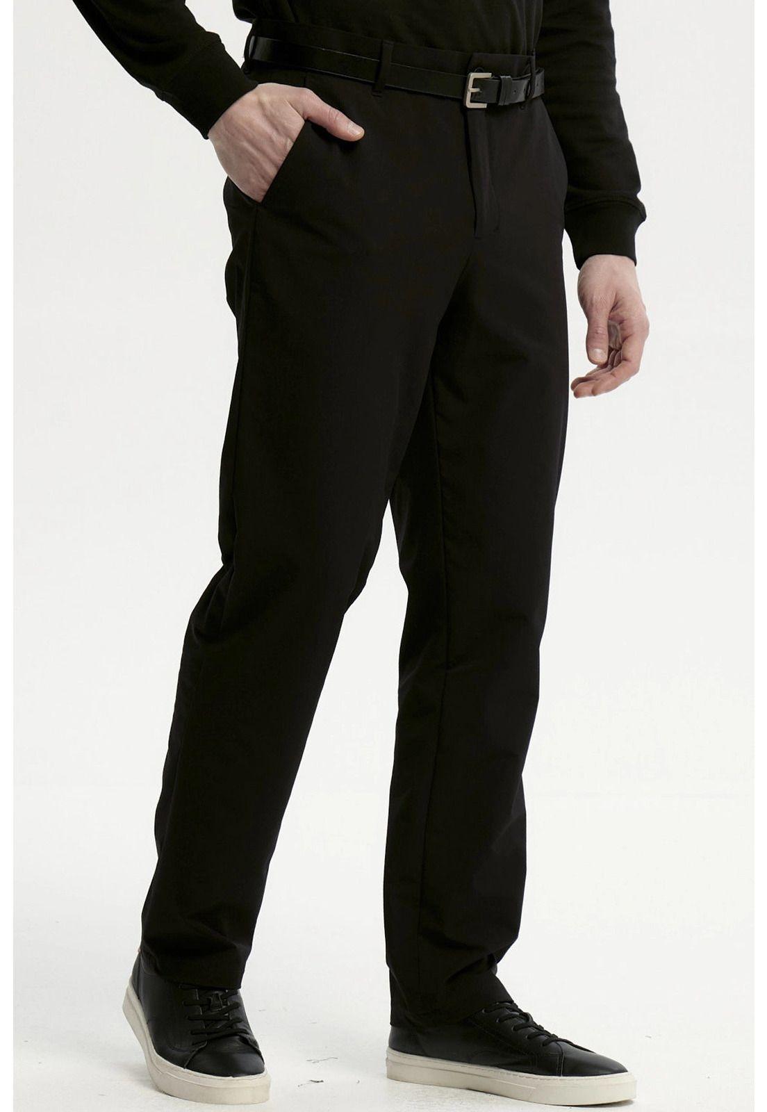 Pantalón Hombre Slim Negro - lll-1