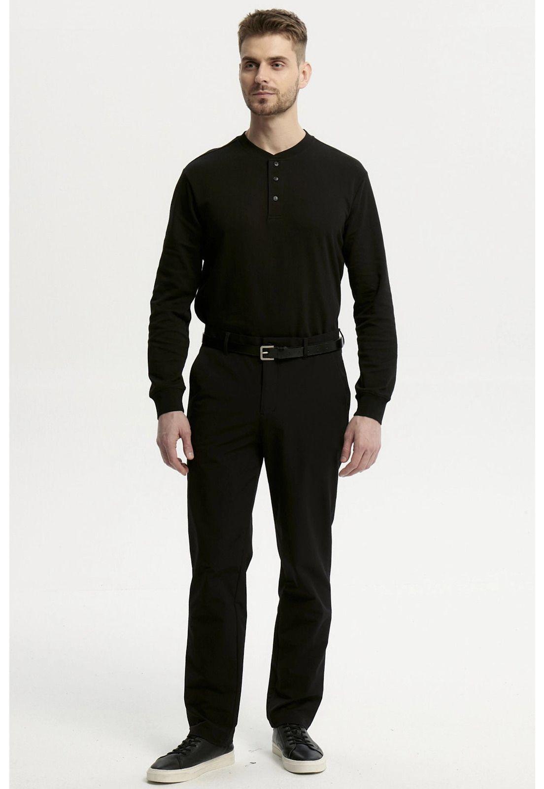 Pantalón Hombre Slim Negro - lll-3