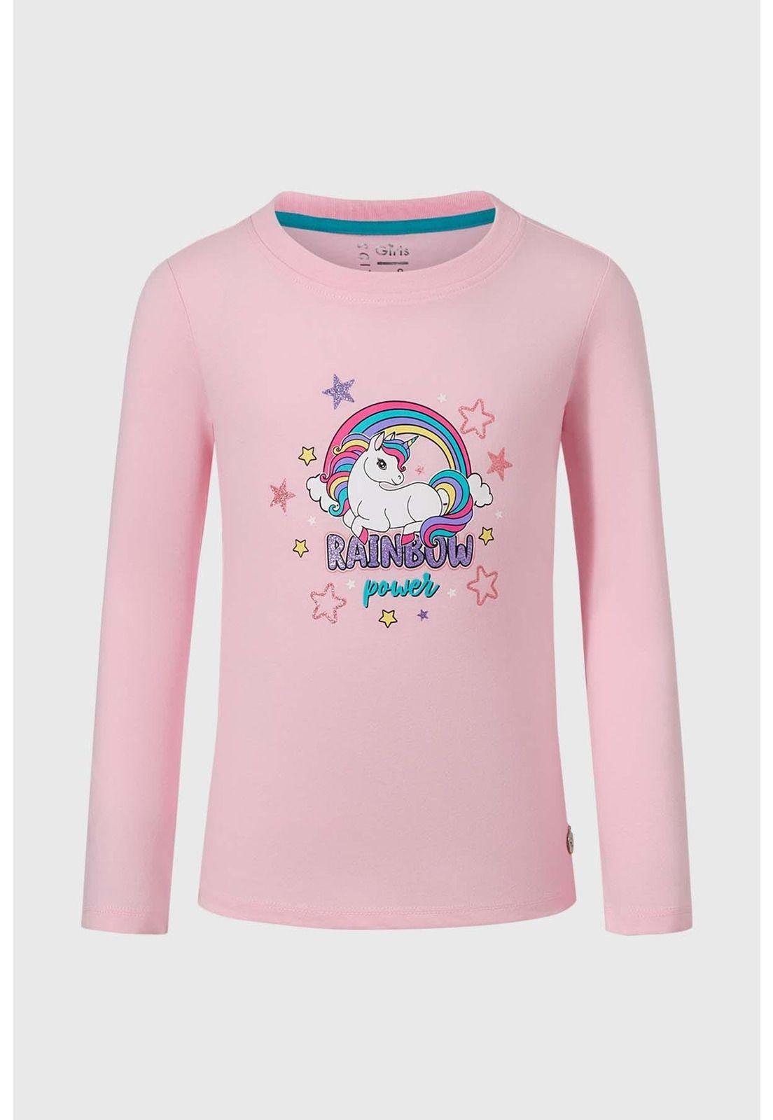 Polera Niña Rosado - ll-0