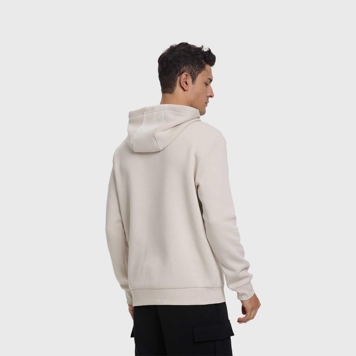 Polerón Hombre Hoodie Básico Beige Fashion's Park-2