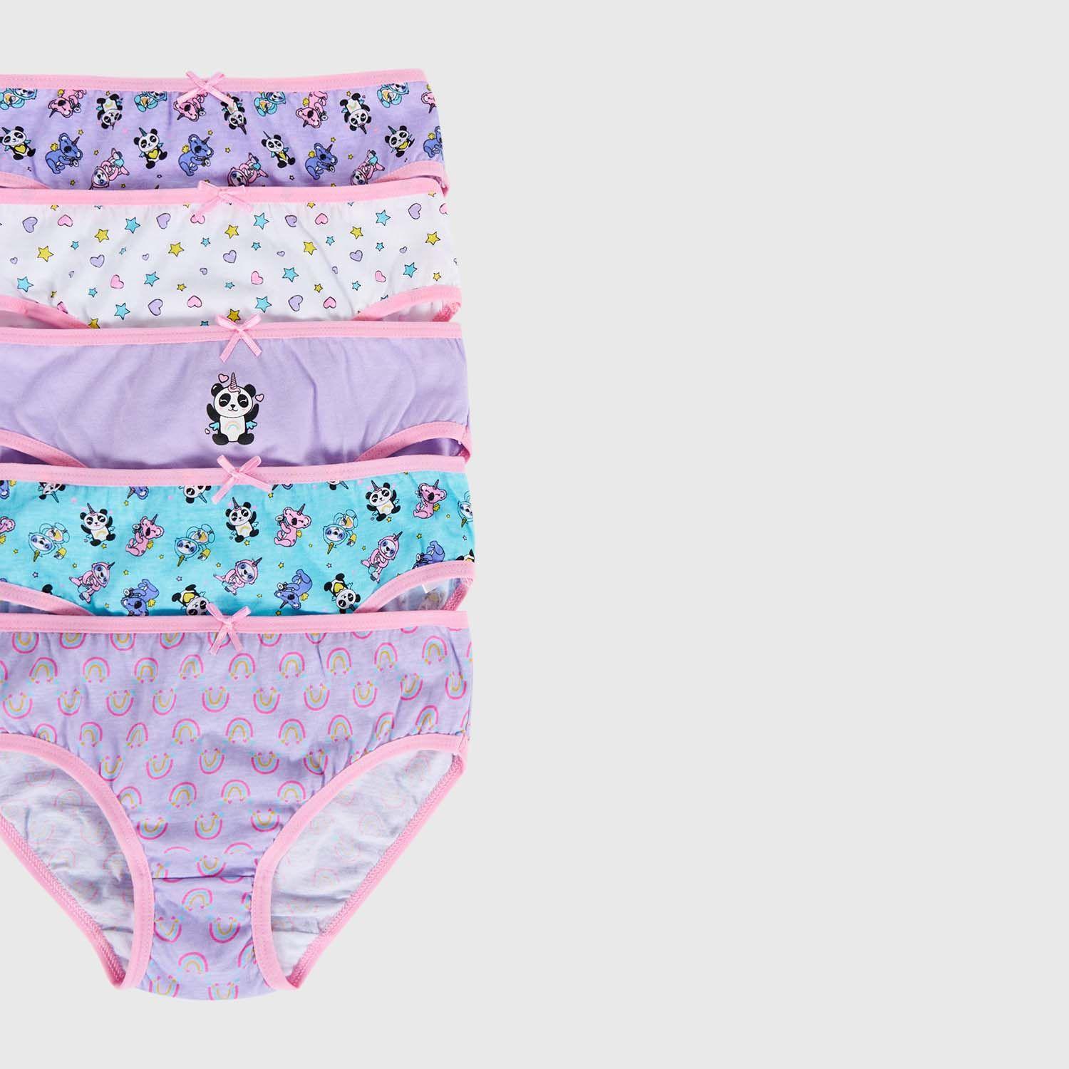 Calzón Niña 5Pack Full Print Lila Fashion's Park-1