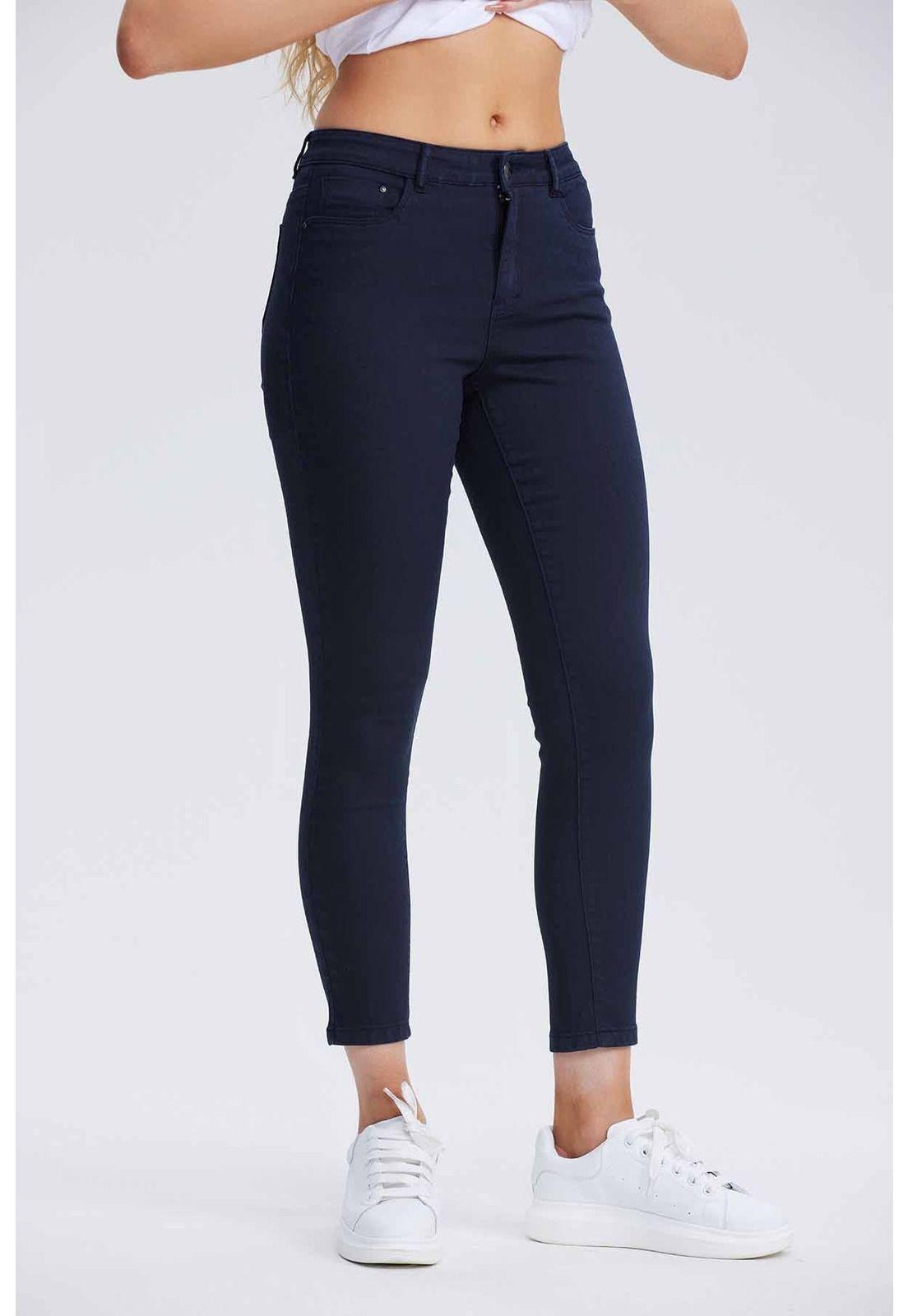 Jeans Mujer Skinny Azul-1