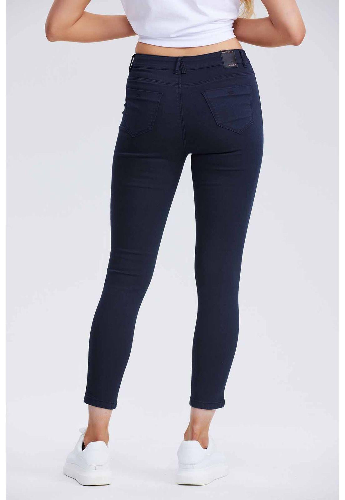 Jeans Mujer Skinny Azul-2