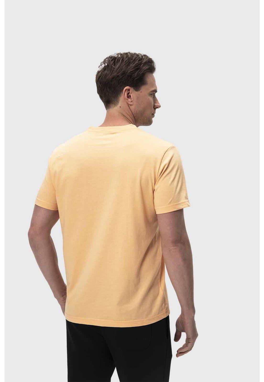 Polera Hombre Casual Básica Naranjo-2