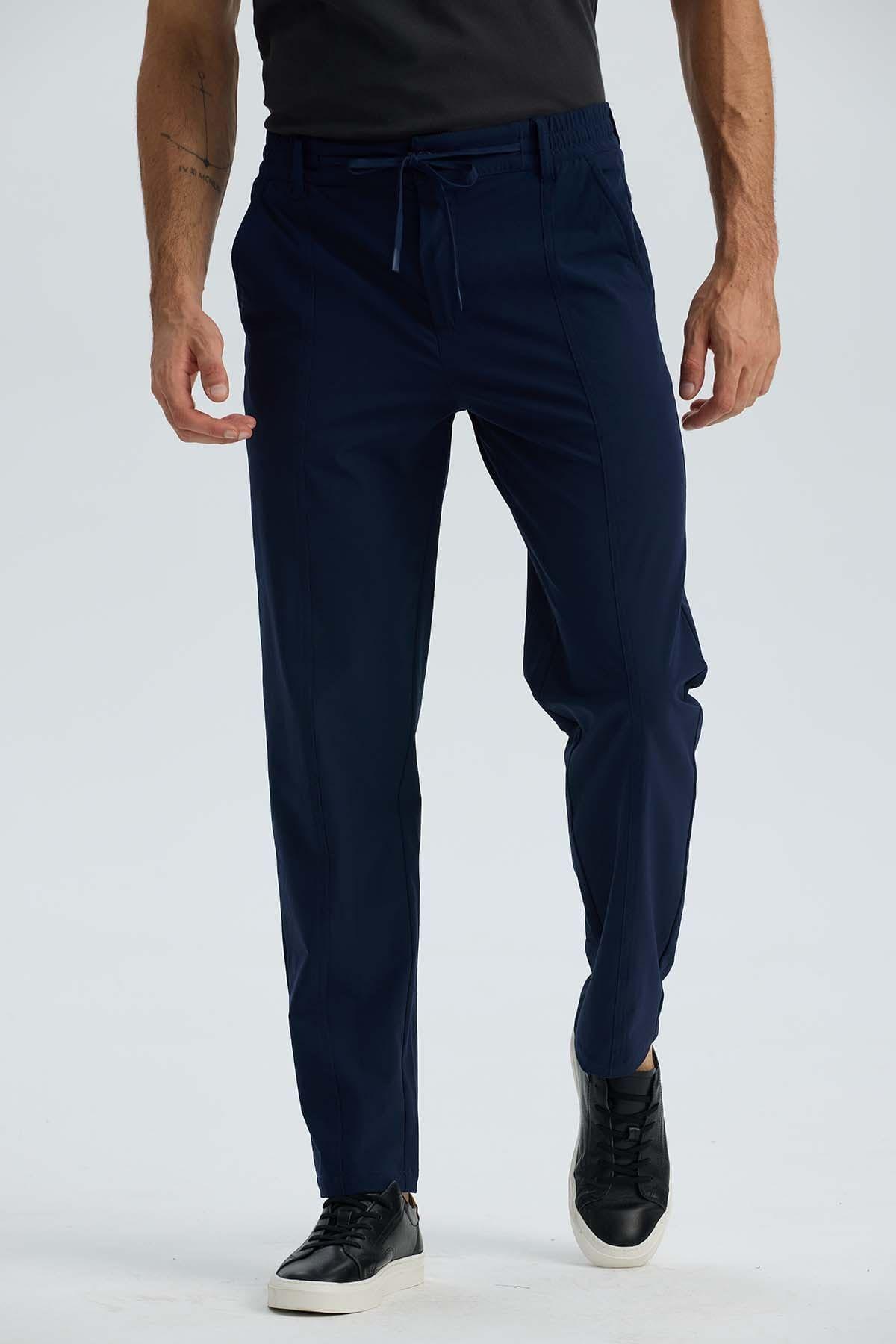 Pantalón Hombre 1 Bolsillo Comfort Azul Marino-2